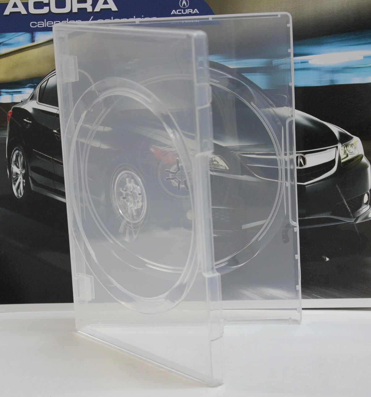 18 Pk 14mm CD DVD Storage Dual Case Super Clear Machinable 2 Discs Premium Holder Box Standard Size