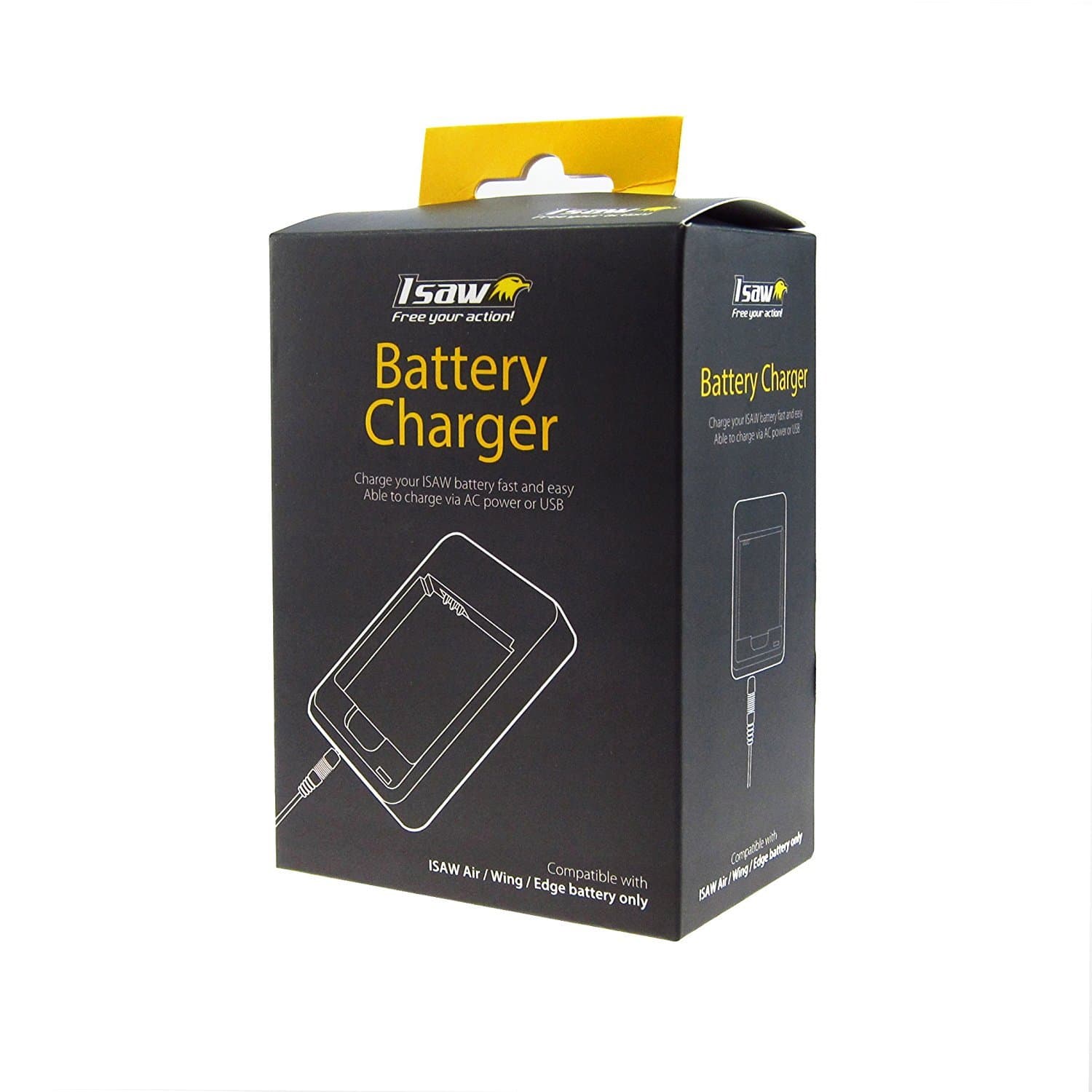 ISAW Battery Charger for Air/Wing/Edge Battery AC Power or USB