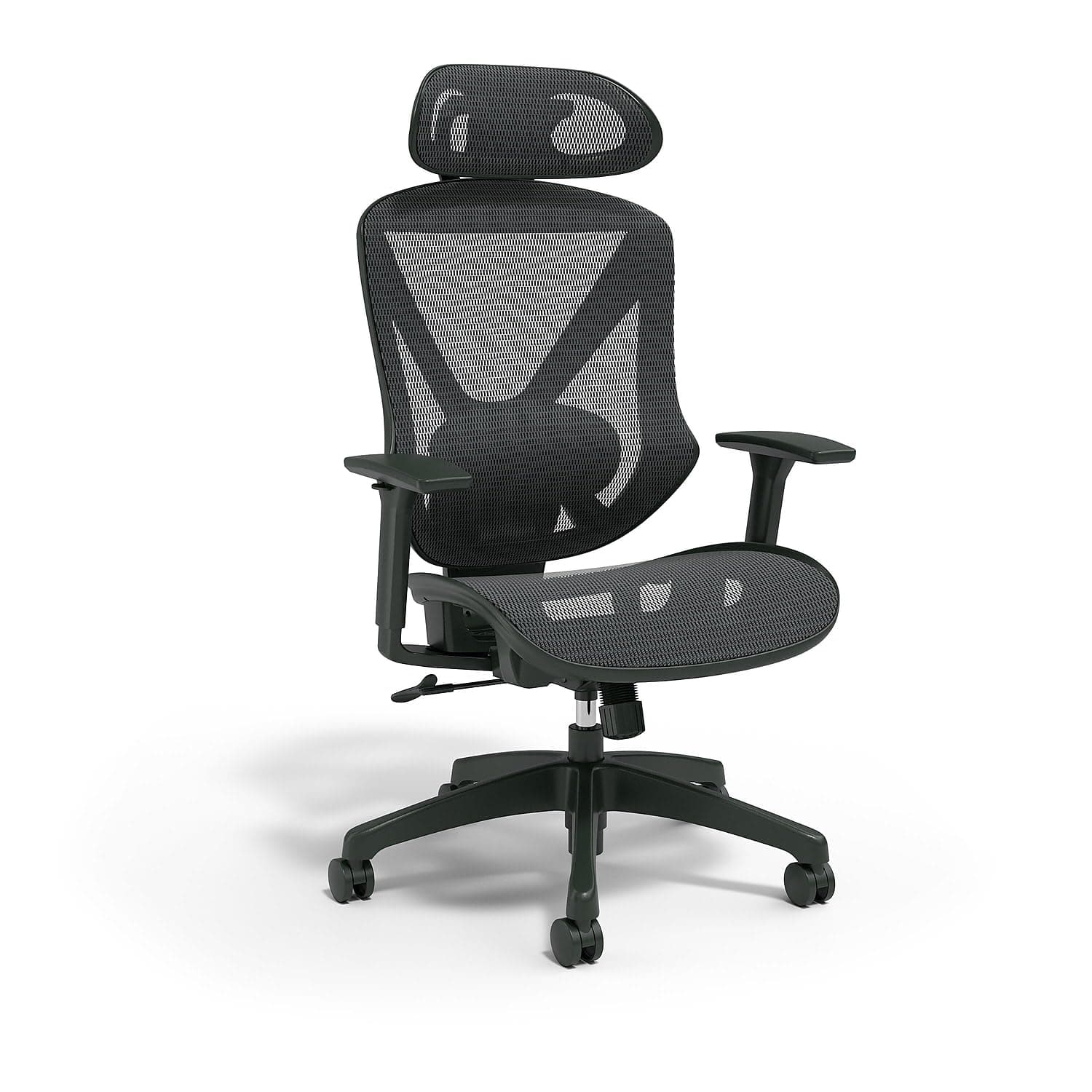 Dexley Ergonomic Mesh Swivel Task Chair, Black (UN56946)
