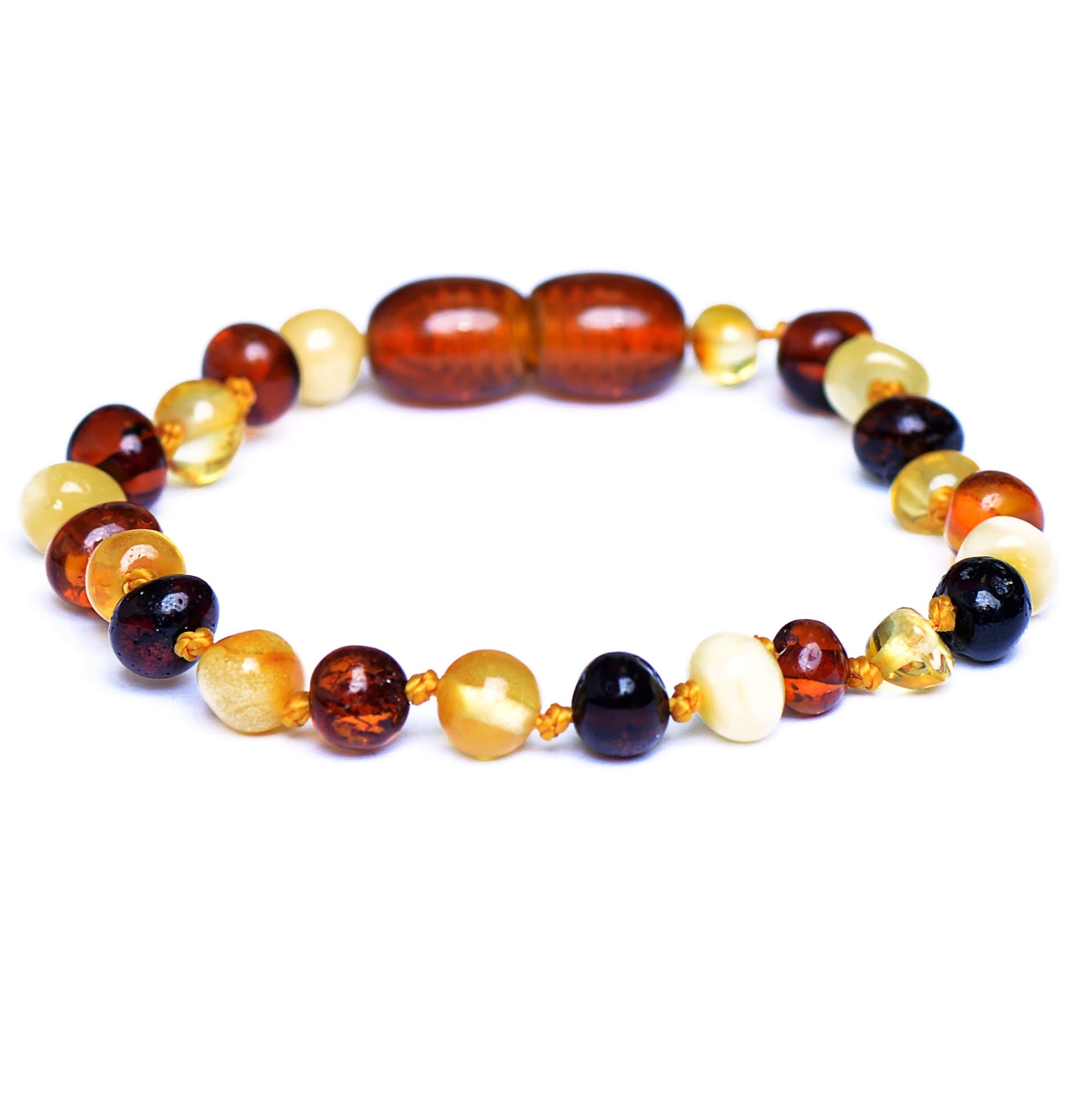 Genuine AmberGenuine Baltic Amber Bracelet - Anklet - 100% Authentic Baltic Amber - Handmade Jewelry