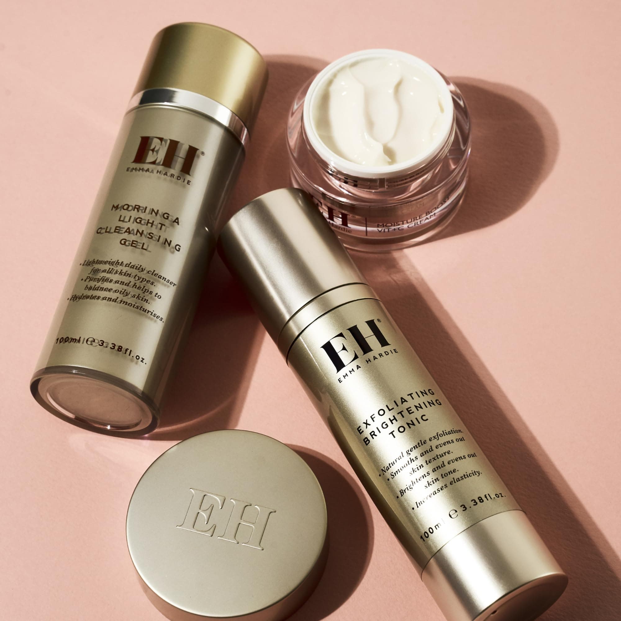 Emma Hardie 100ml Moringa Light Cleansing Gel for Daily Use, Clears, Purifies & Helps to Balance Oily Skin, Hydrates & Moisturises, Also Suitable for All Skin Types, Vegan & Cruelty Free