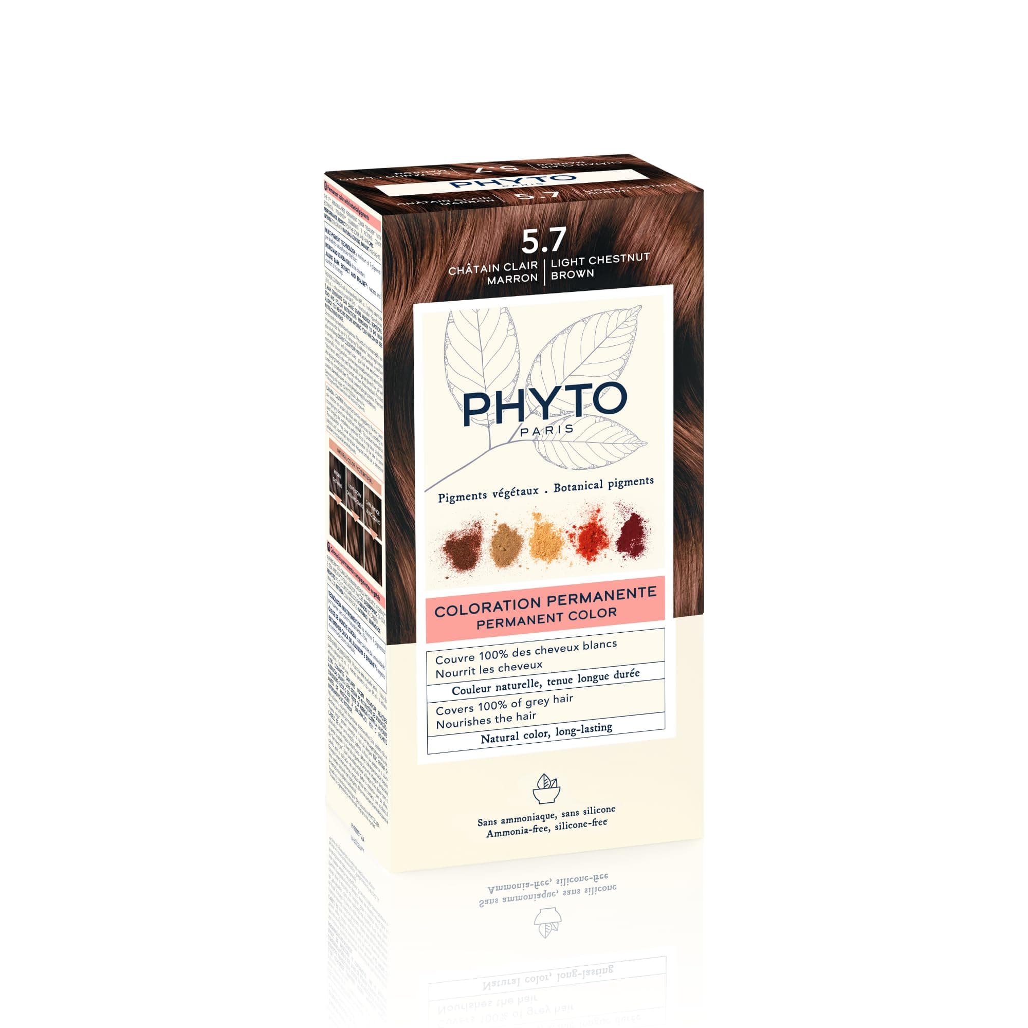 PHYTO PhytoColor Coloration Permanente - 5.7 Light Chestnut Brown 112 ml