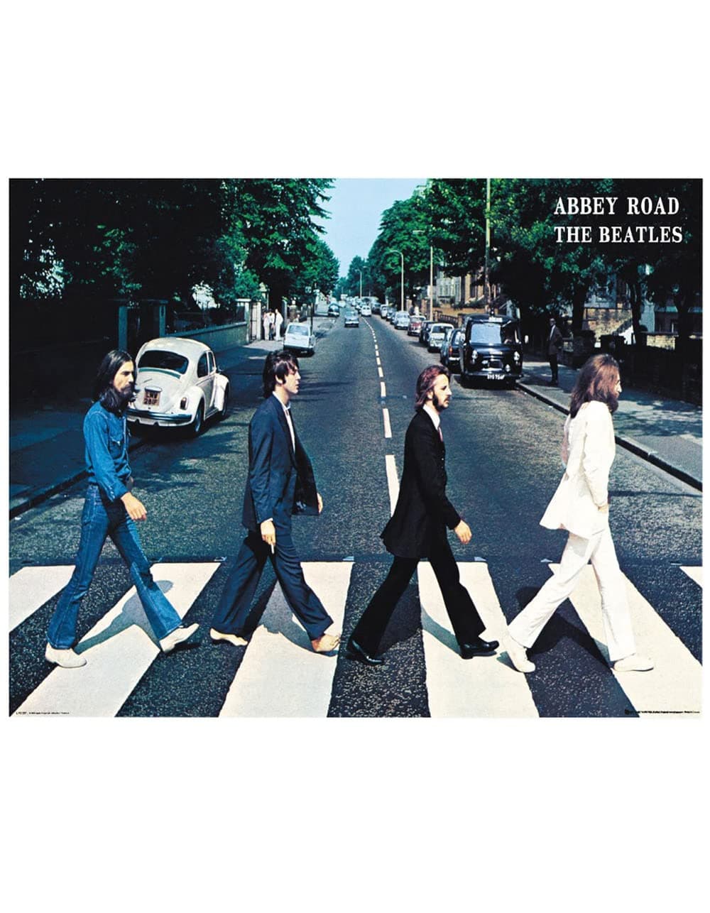 Trends International Beatles-Abbey Road Wall Poster, 22.375" x 34", Unframed Version, Bedroom
