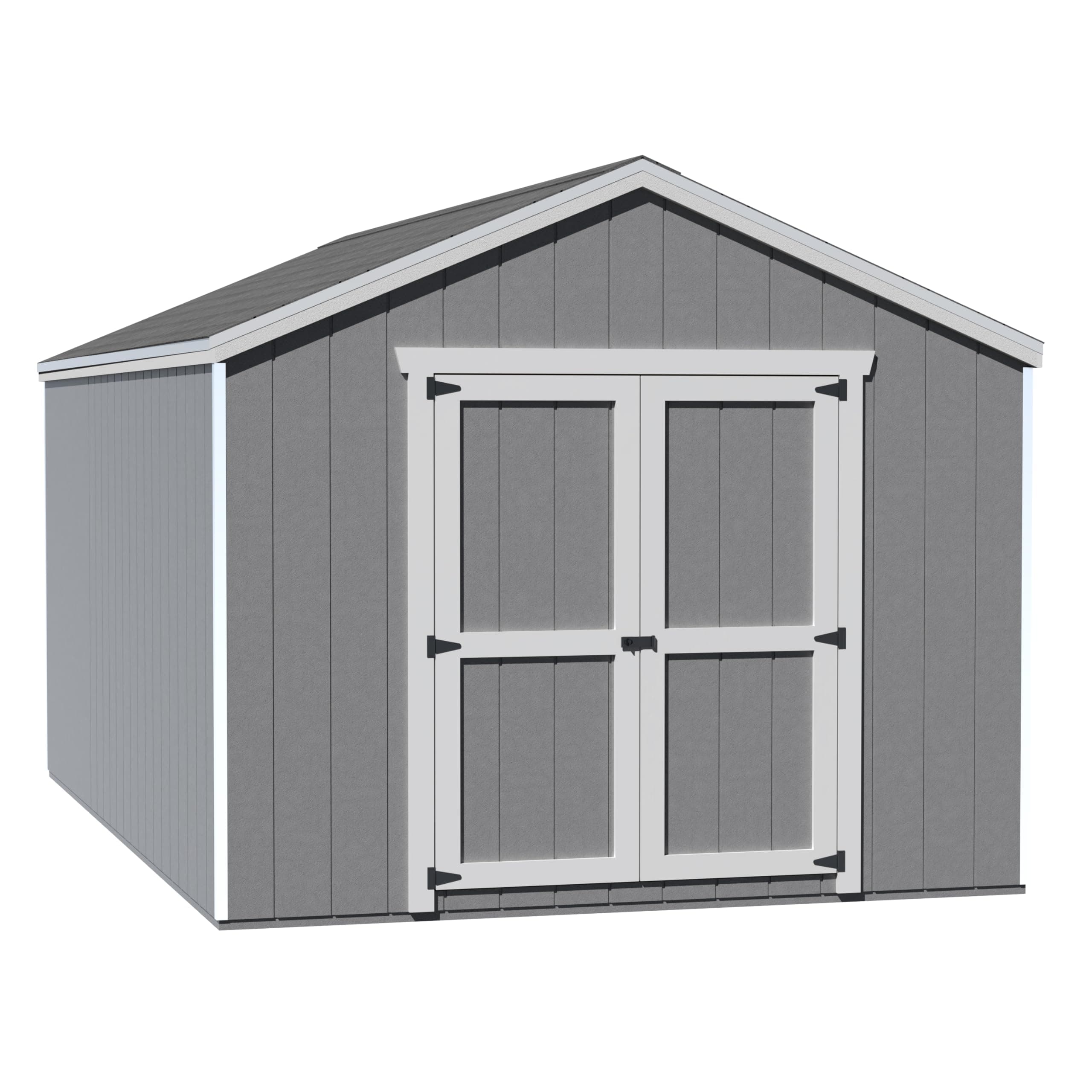 Little Cottage Company Gable Value Shed 10' x 18' Primed Tan