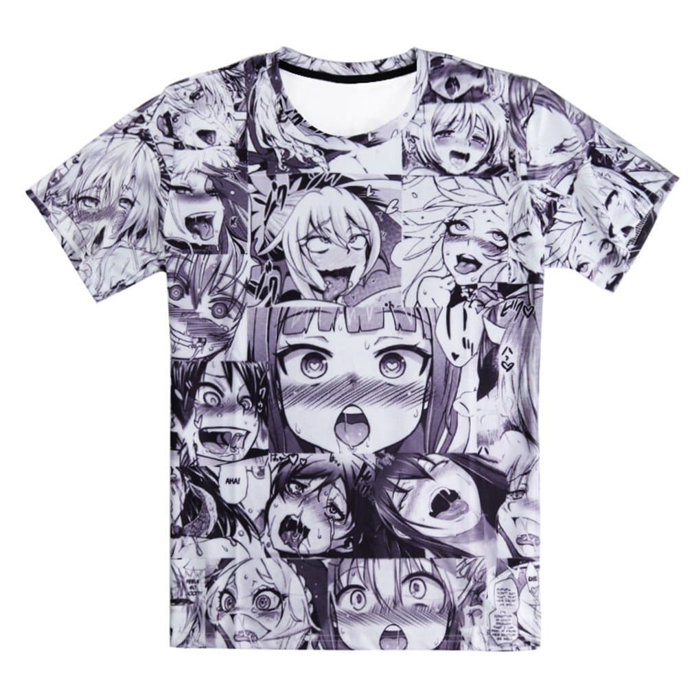 Nieface Anime Ahegao Funny 3D All Over Print Hoodies Joggers Hipster Sweatshirts Set