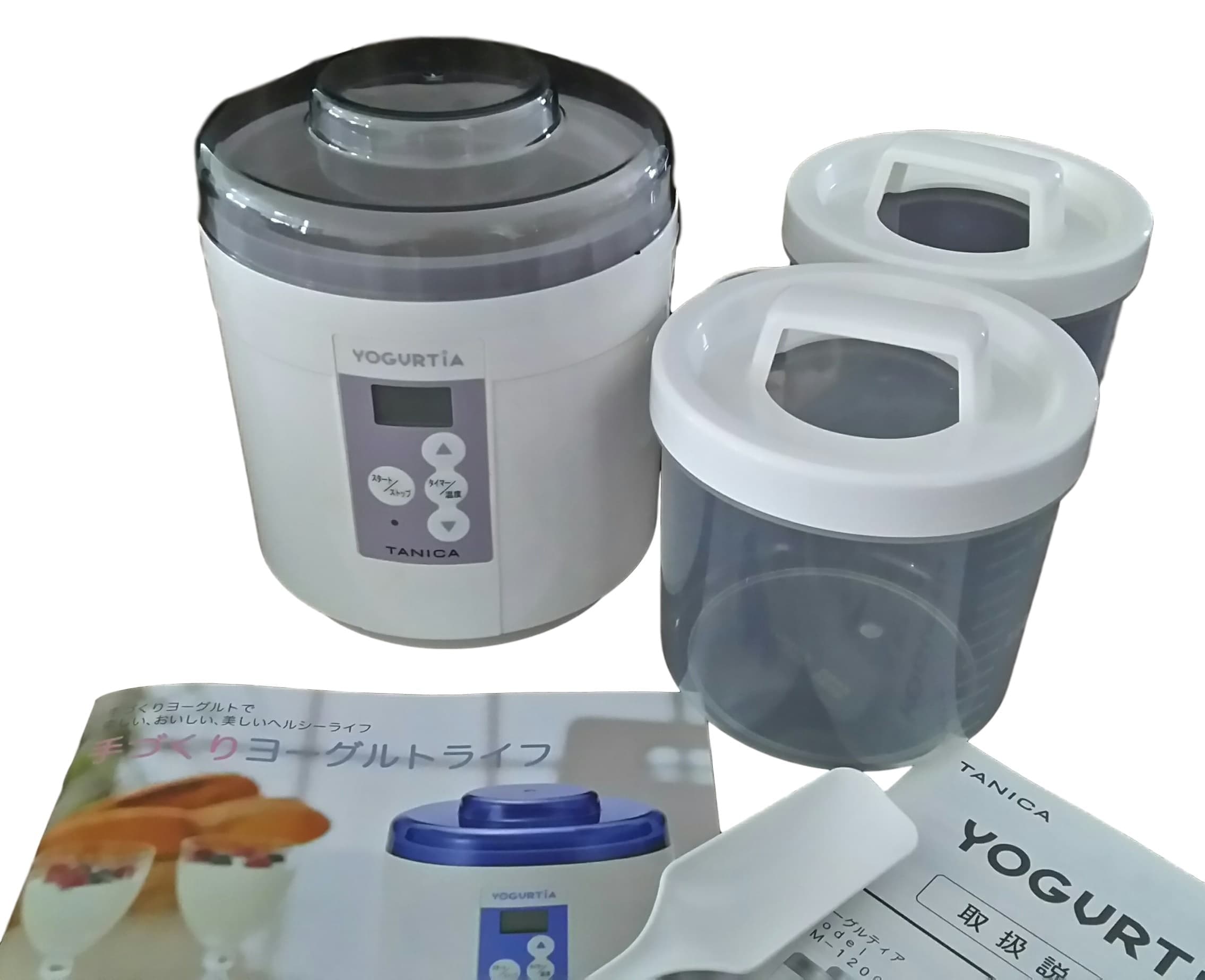 TANICA [corresponding to the commercial-Caspian-kefir yogurt / natto, sweet sake in temperature control function] Yogurutia start set white YM-1200-NW