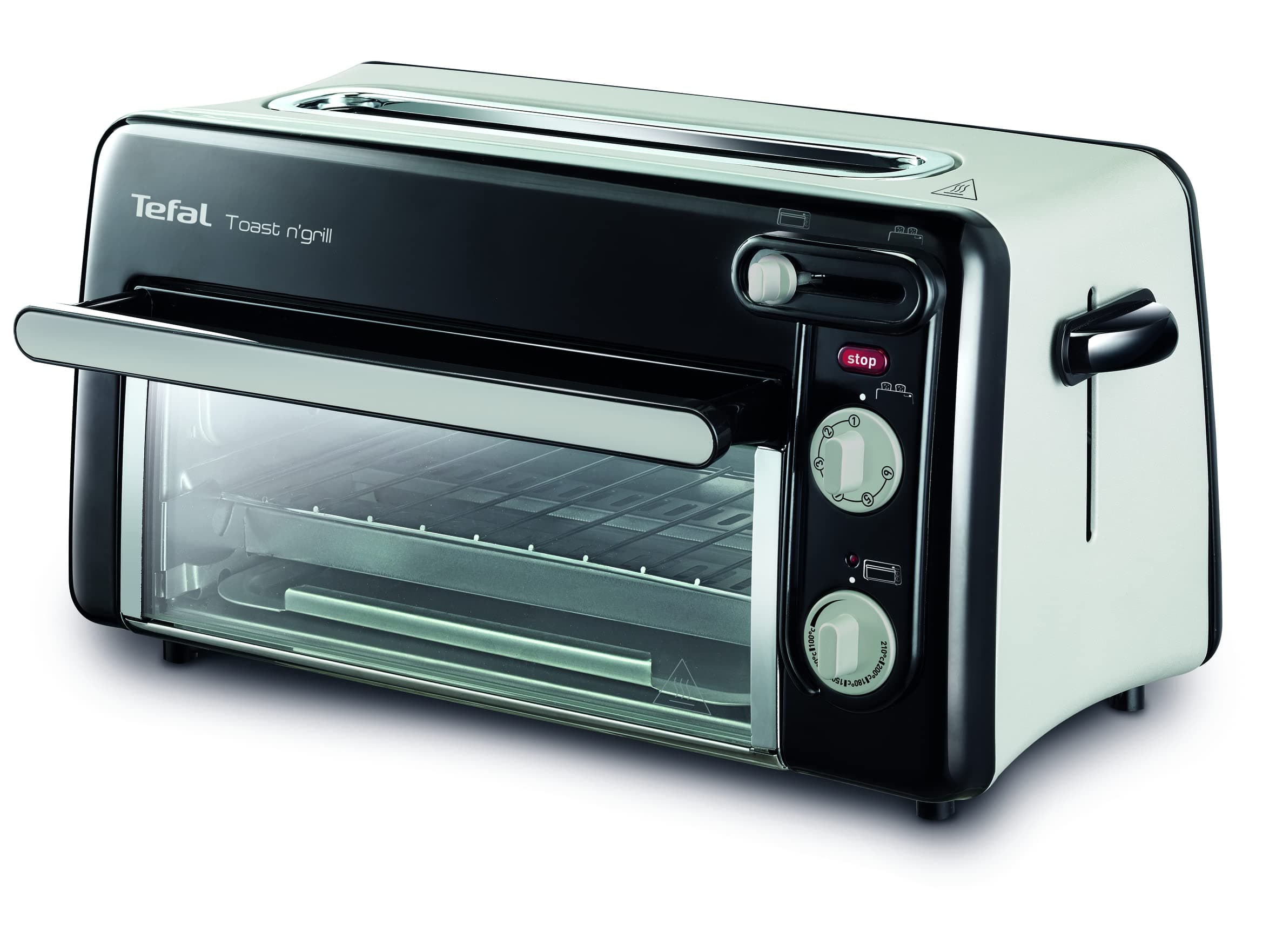 TL 6008 Toast n Grill 2 in 1 Toaster Grill and mini oven for toasting and grilling buns, corrsiants, sandwiches, even bake small pizzas, 220-240V|50-60Hz