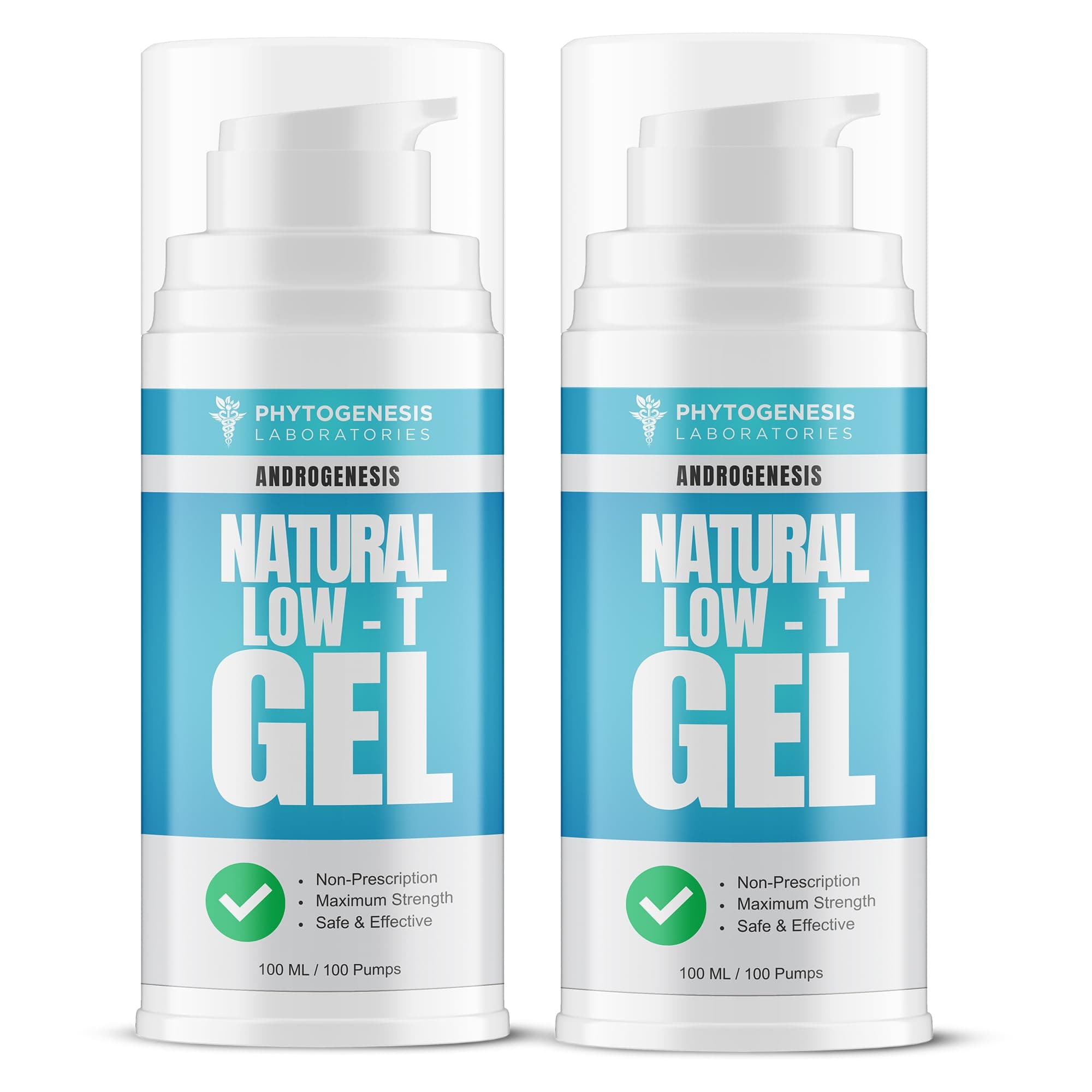 Natural Low-T Support Gel - T Booster for Men - Muscle Recovery, Energy Booster, Healthy Aging