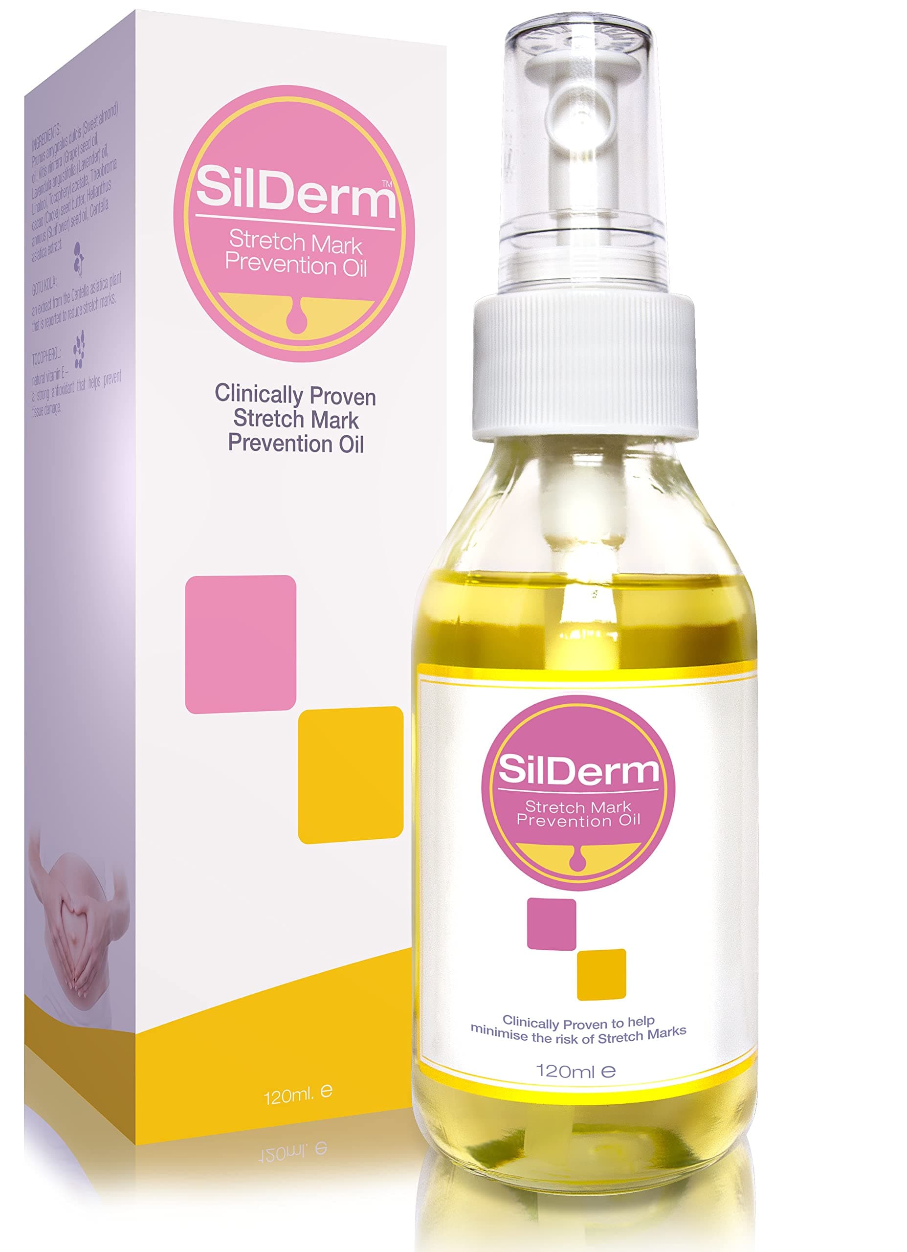 120 ml Stretch Mark Prevention Oil by SilDerm
