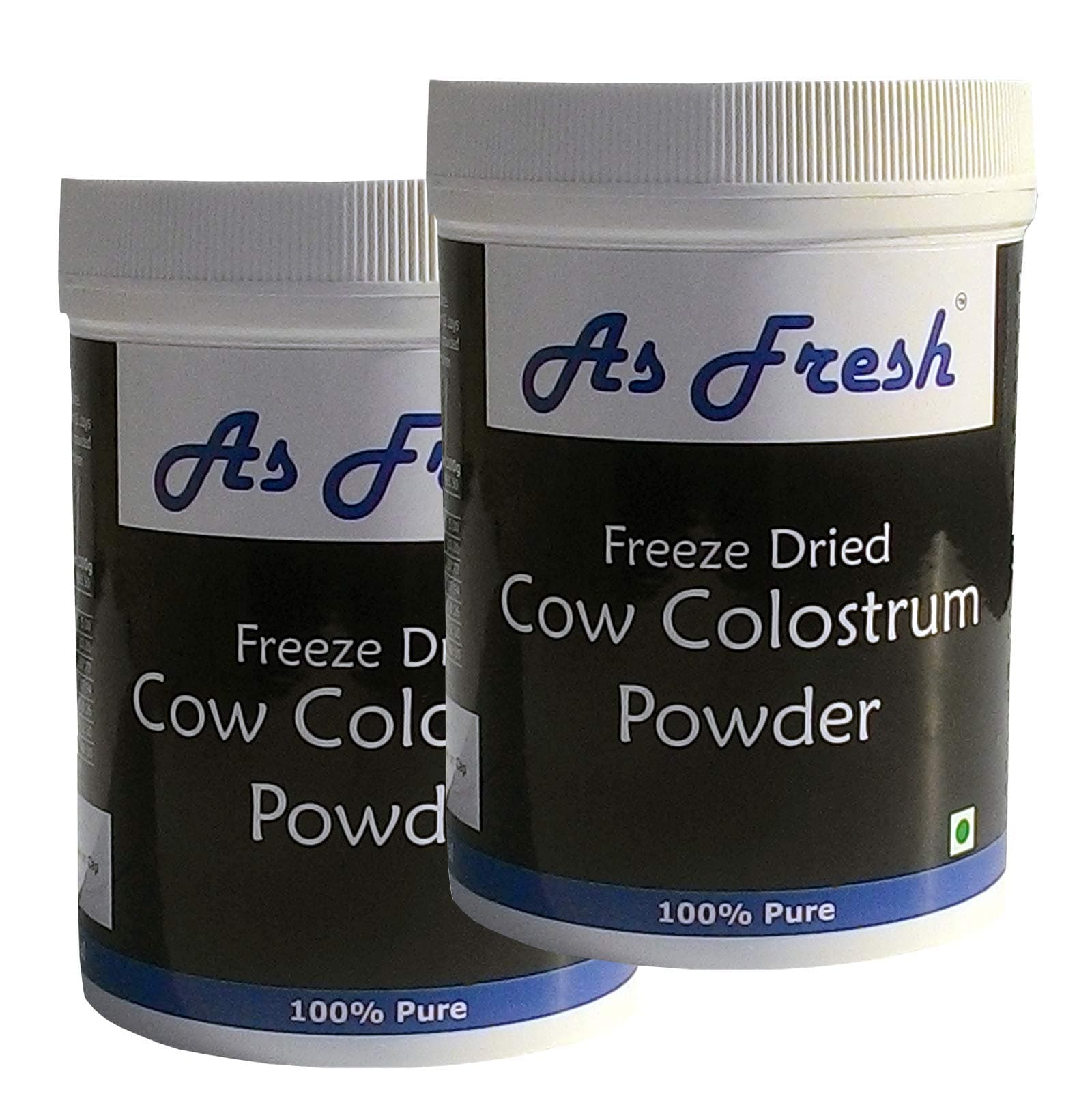 As Fresh Freeze Dried Bovine Desi Gir (Cow) Colostrum Milk Powder, 150g, 60 Servings
