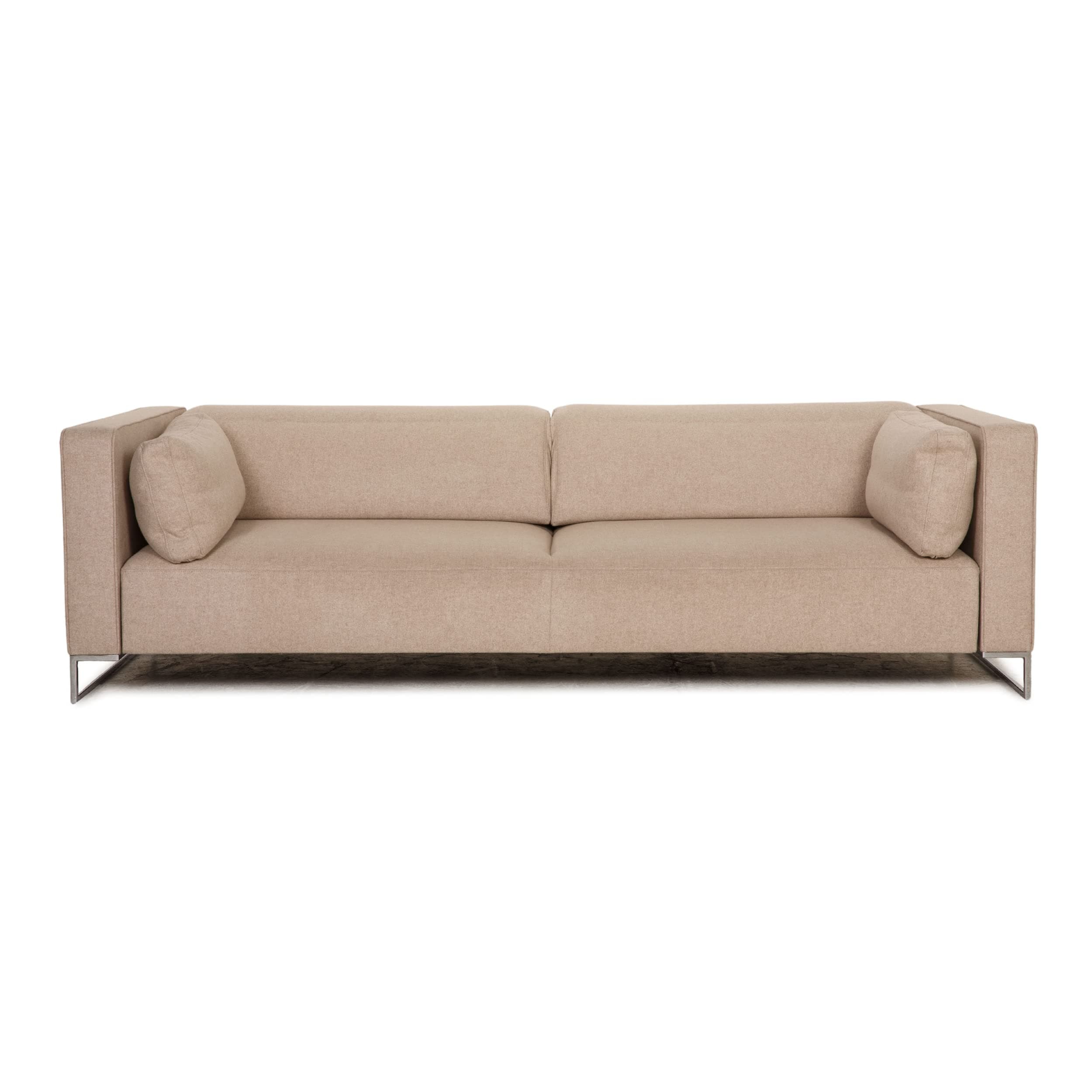 ligne roset Urbani Fabric Three-Seater Sofa Couch Function Beige