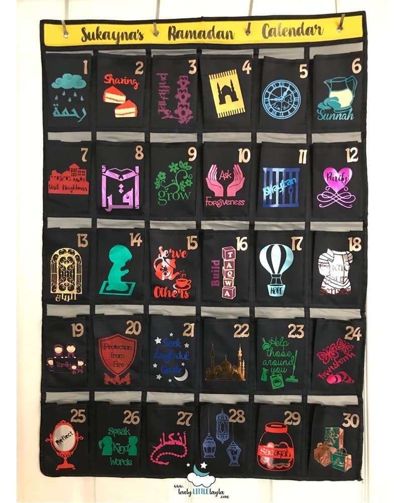 Ramadan Advent Countdown Calendar - Arabian Jewels - Personalised