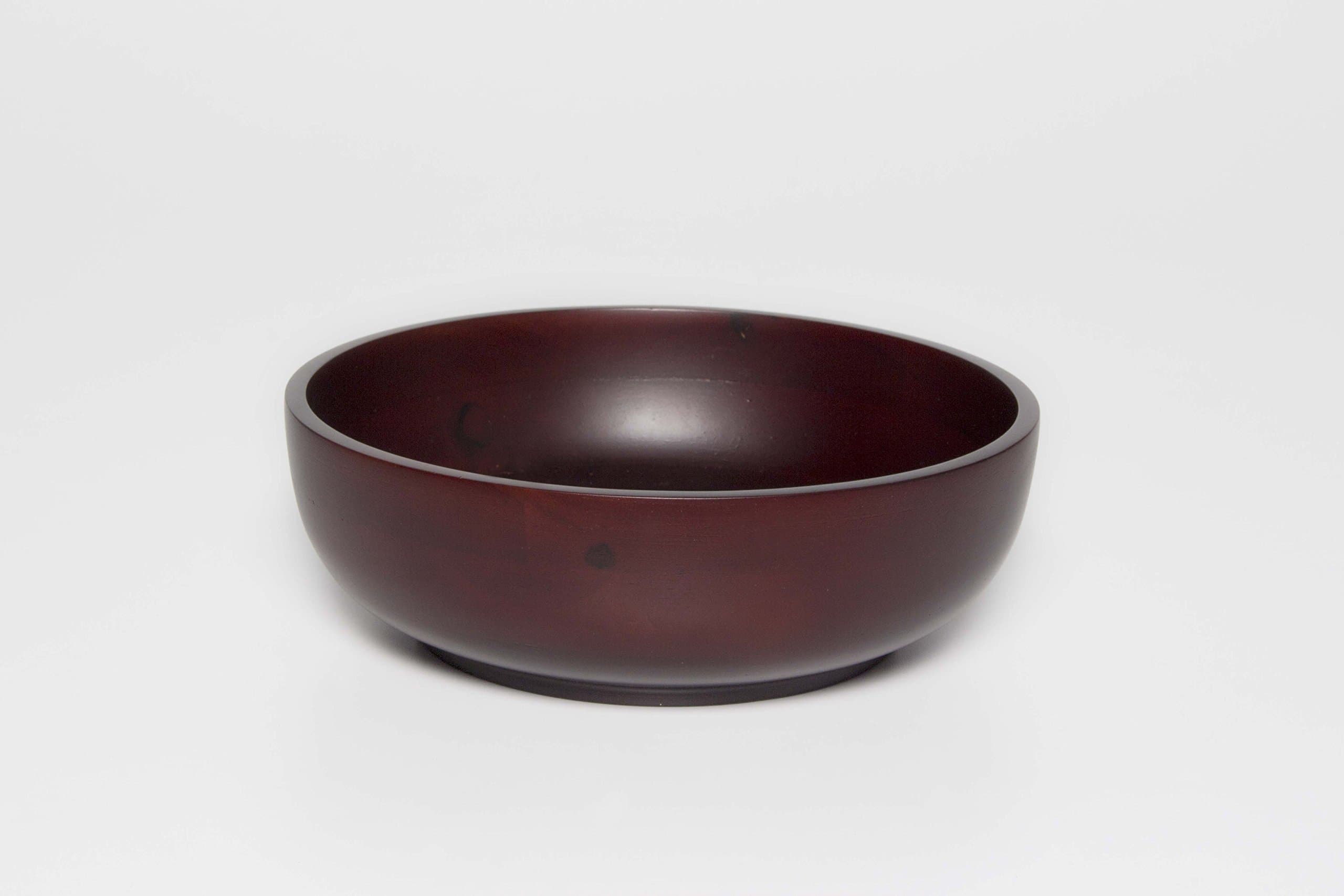 Handmade Decorative Acacia Wooden Fruit Bowl for Kitchen Or Table, Dark Brown, Small, 1-Piece