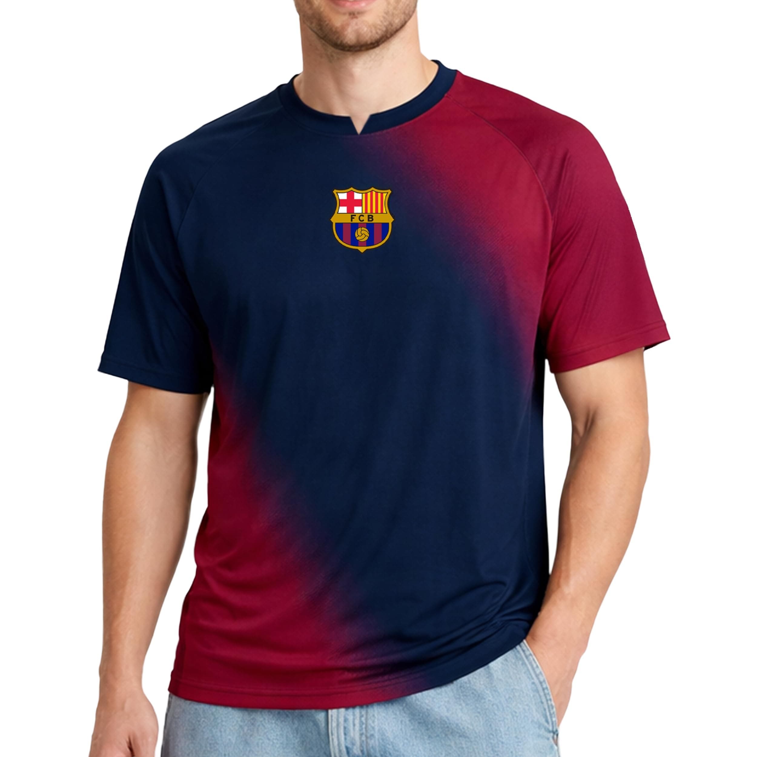 Officially Licensed FC Barcelona Game Day Shirt - Unisex Adult