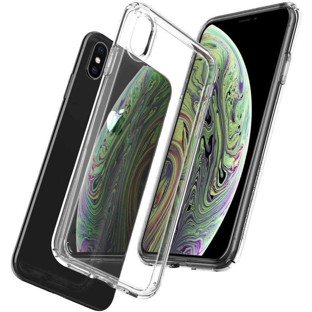 Ultra Hybrid Back Cover Case Compatible with iPhone Xs/X (TPU + Poly Carbonate | Crystal Clear)