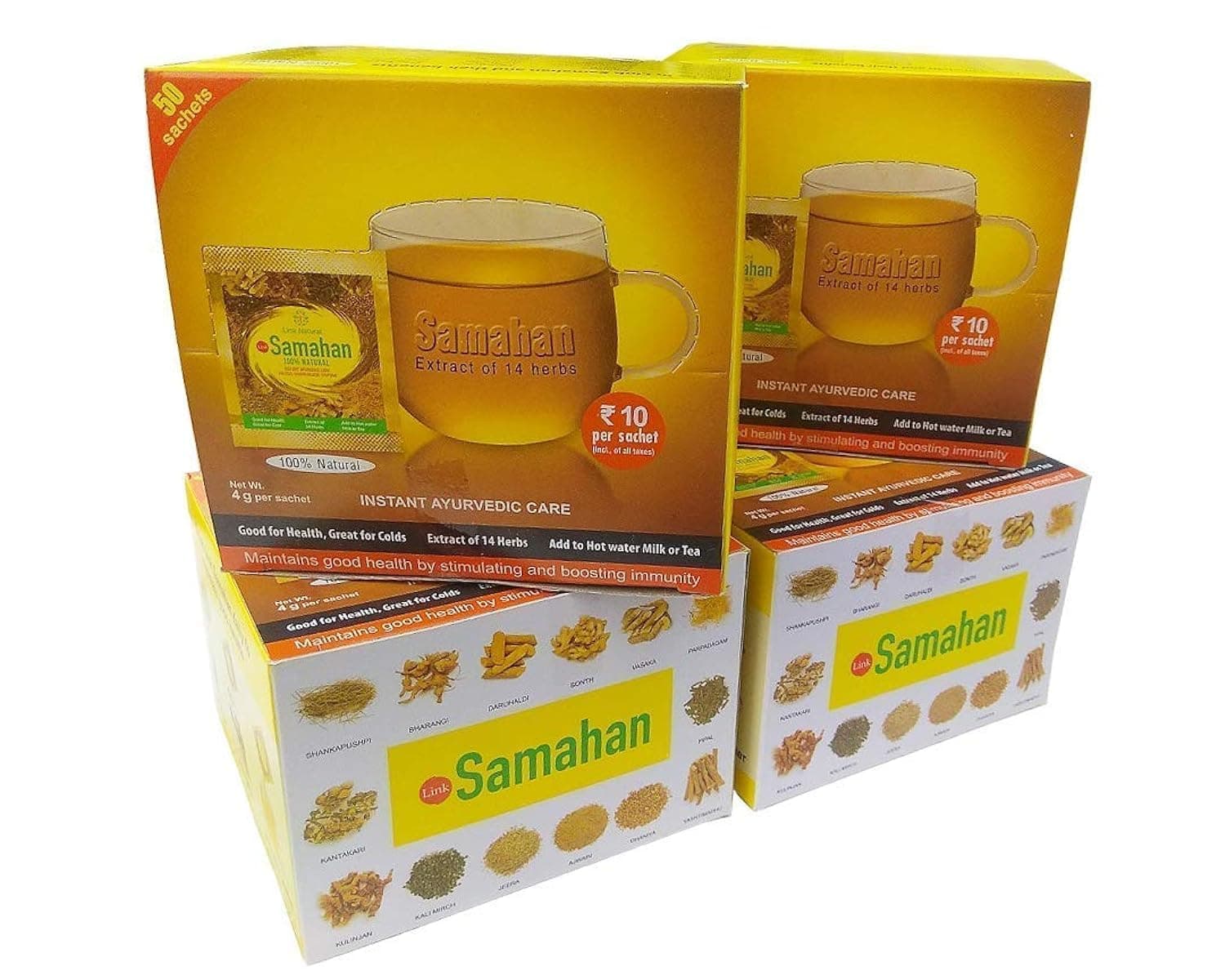 SAMAHAN INSTANT AYURVEDIC CARE-EXTRACT OF 14 HERBS (200 Sachets)