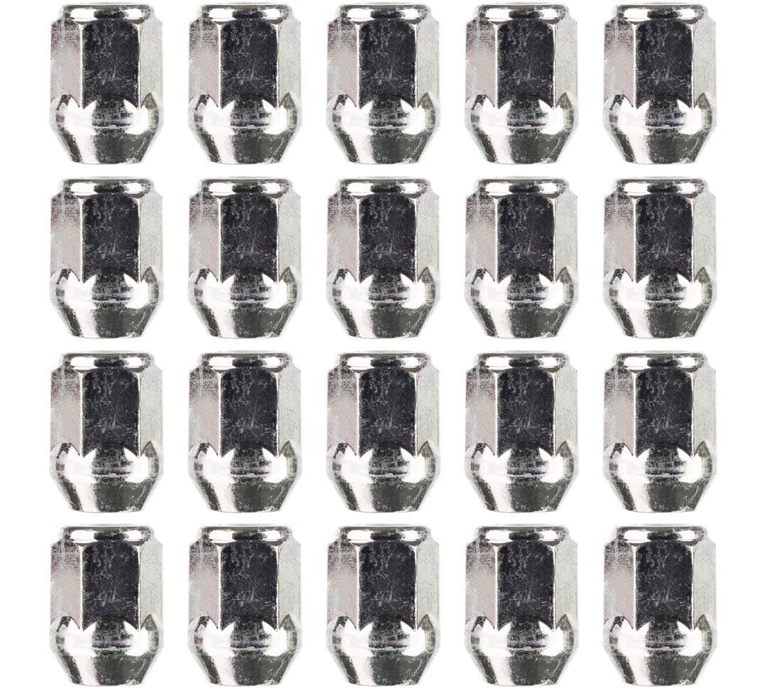 Ellis Excellence Set of 20 M14 x 1.5, 21mm Hex Alloy Wheel Nuts, Compatible with Chrysler 300C, Ford S Max, Galaxy & More