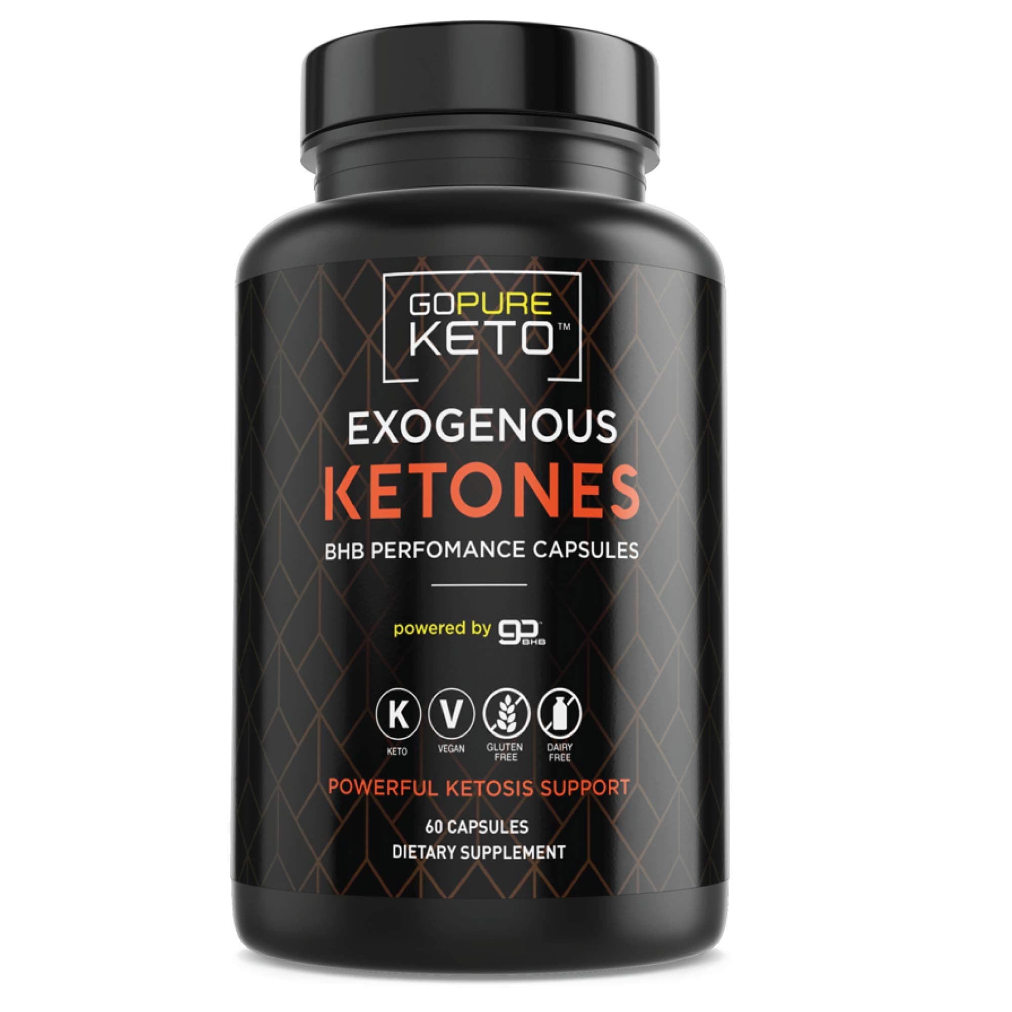 Go Pure Keto BHB Capsules - Exogenous Ketones Performance Complex - Formulated for Ketosis