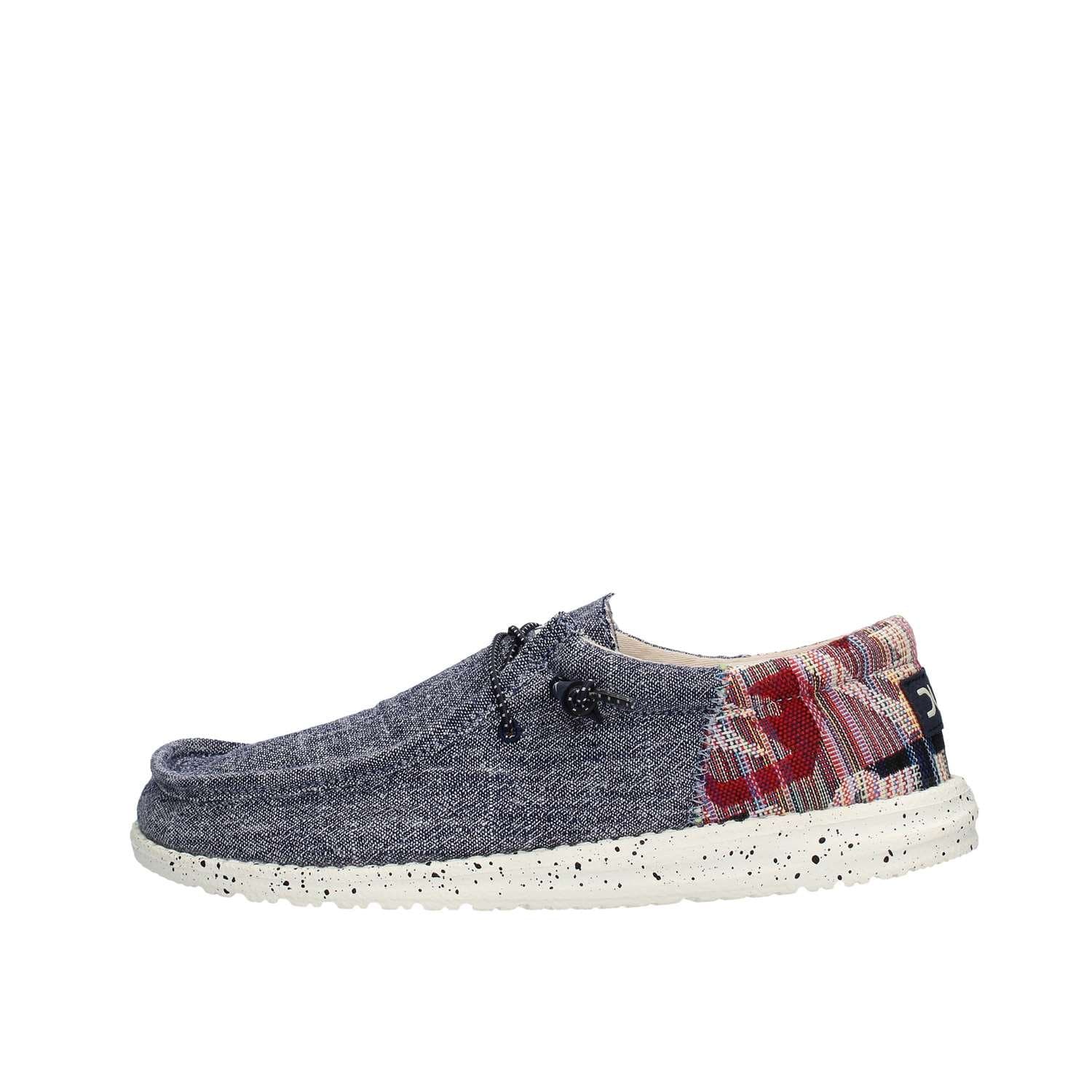 Dude Shoes Hey Wally Funk ETNO Blue Loafers