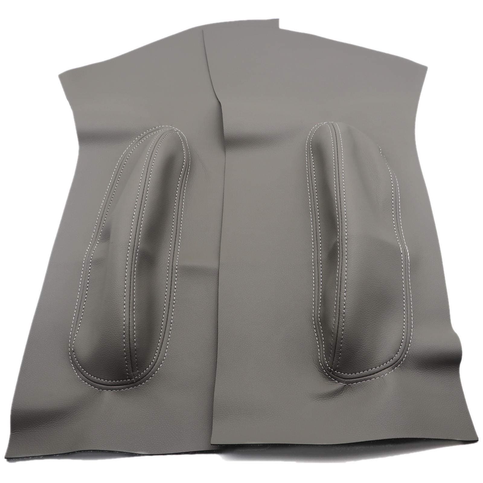 Gray Synthetic Leather Door Panel Insert Cards For 1998-2010 Volkswagen Beetle,2pcs Door Panel Insert Cards leather with Installation Tools (Gray)