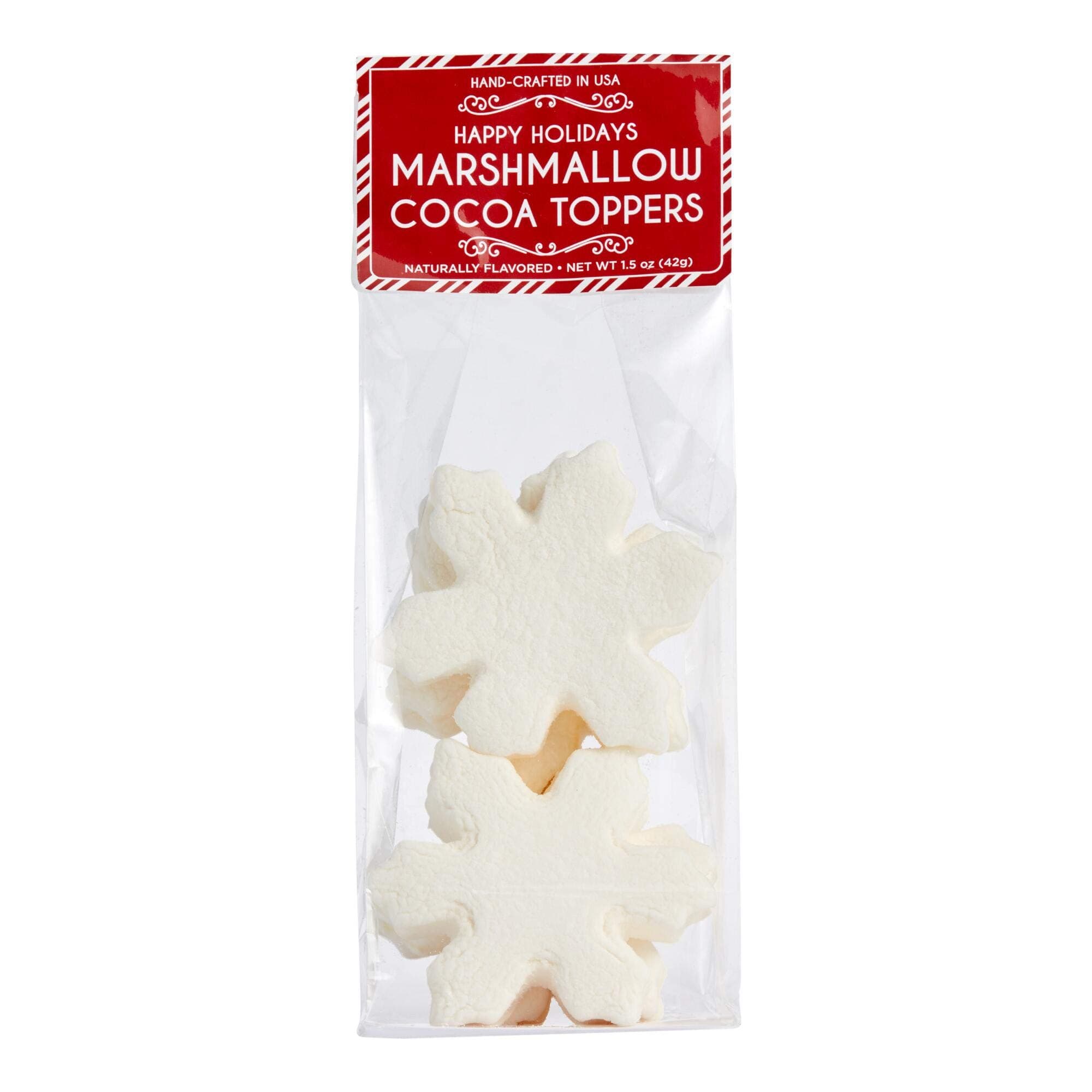 Snowflake Marshmallow Hot Cocoa Toppers 6 Count,1.5 Ounce