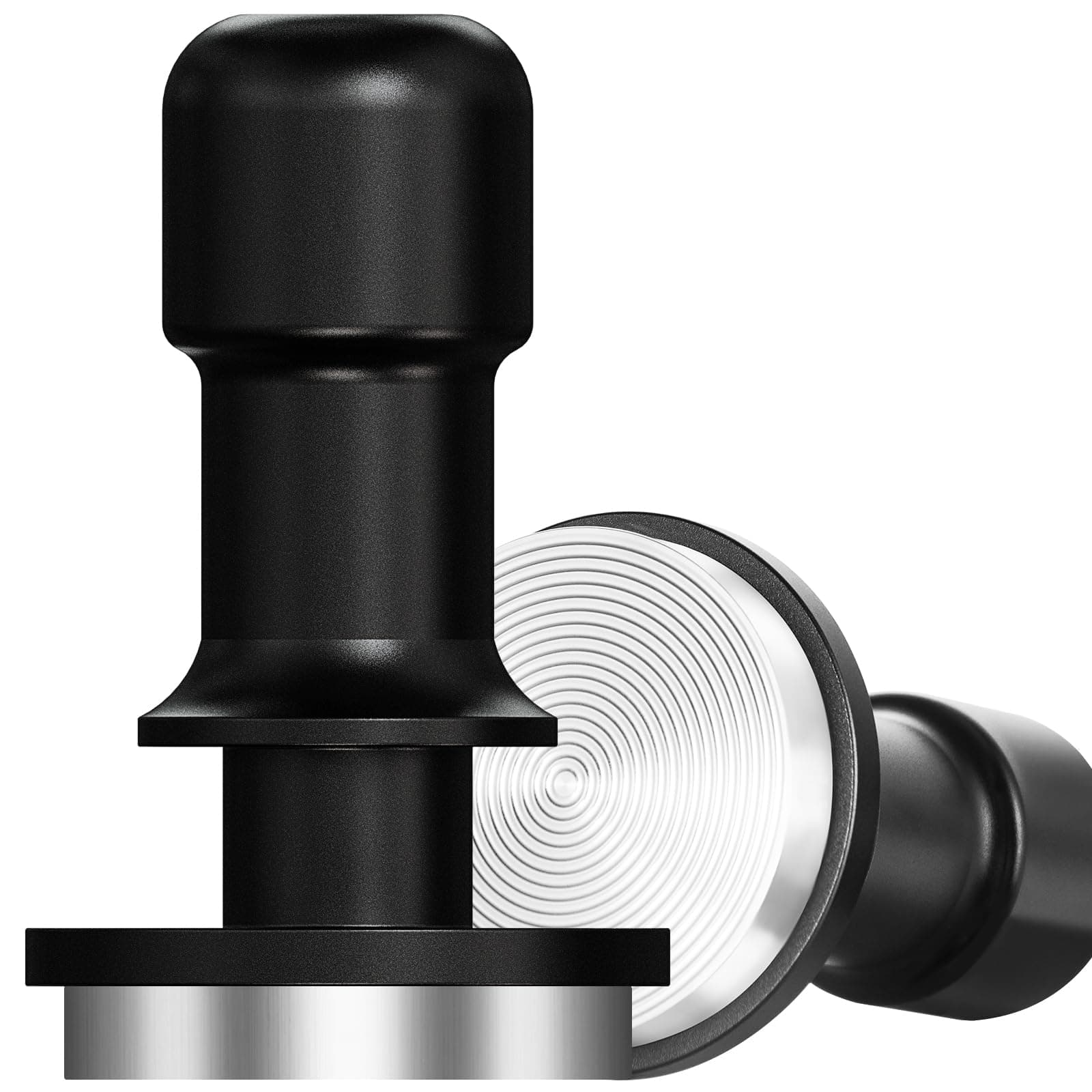 PUSEE 51mm Espresso Tamper - Premium Calibrated Coffee Tamper with Spring Loaded 30lb Pressure, Stainless Steel