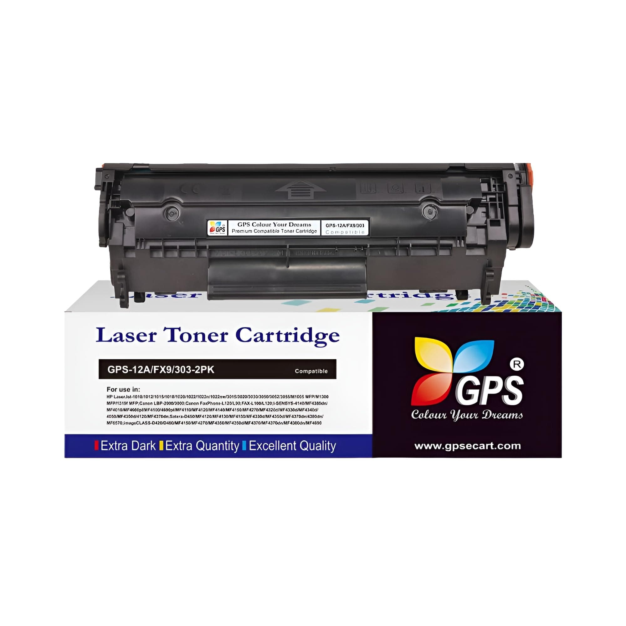 GPS Colour Your Dreams Q2612A / 12A Toner Cartridge for HP Laserjet 1020 Plus Printer