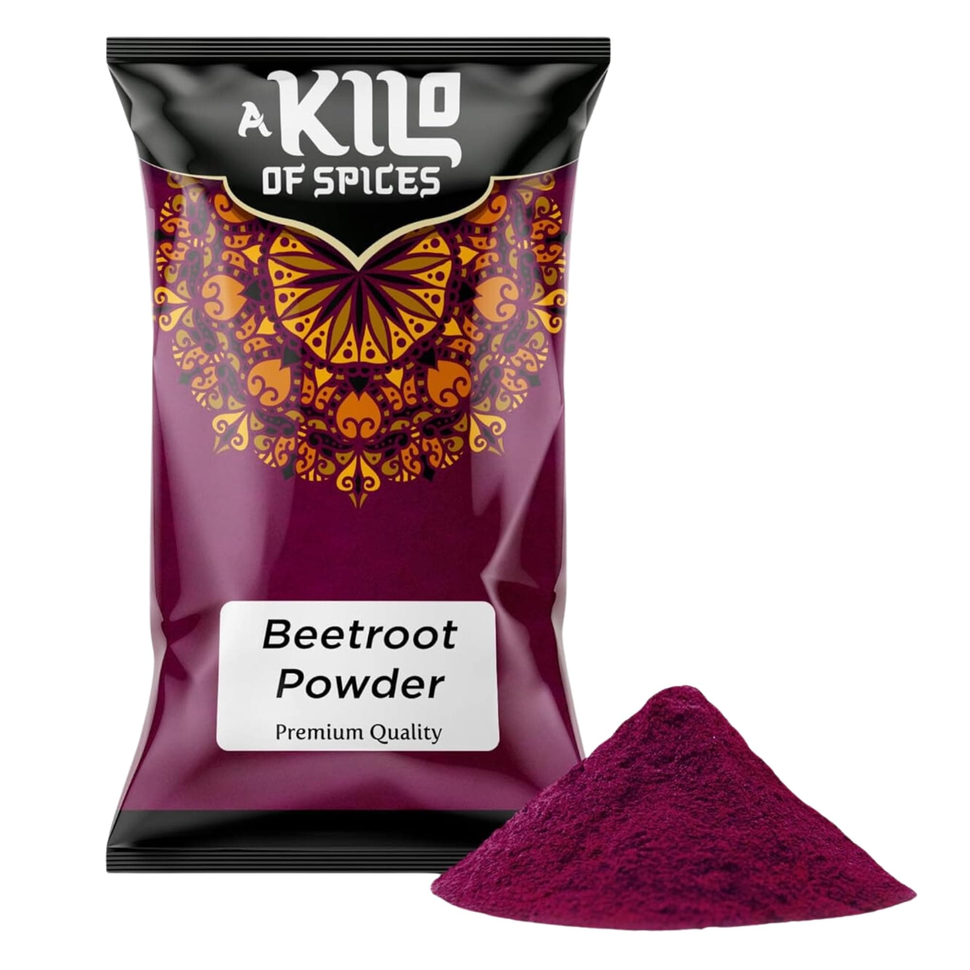 A Kilo of Spices | Beetroot Dried Ground Powder 10 Kg | 100% Pure & Natural | Rich in Nutrients | Ideal for Instant Energy Shakes | Non-GMO, Vegan, Gluten-Free | No Additives or Preservatives