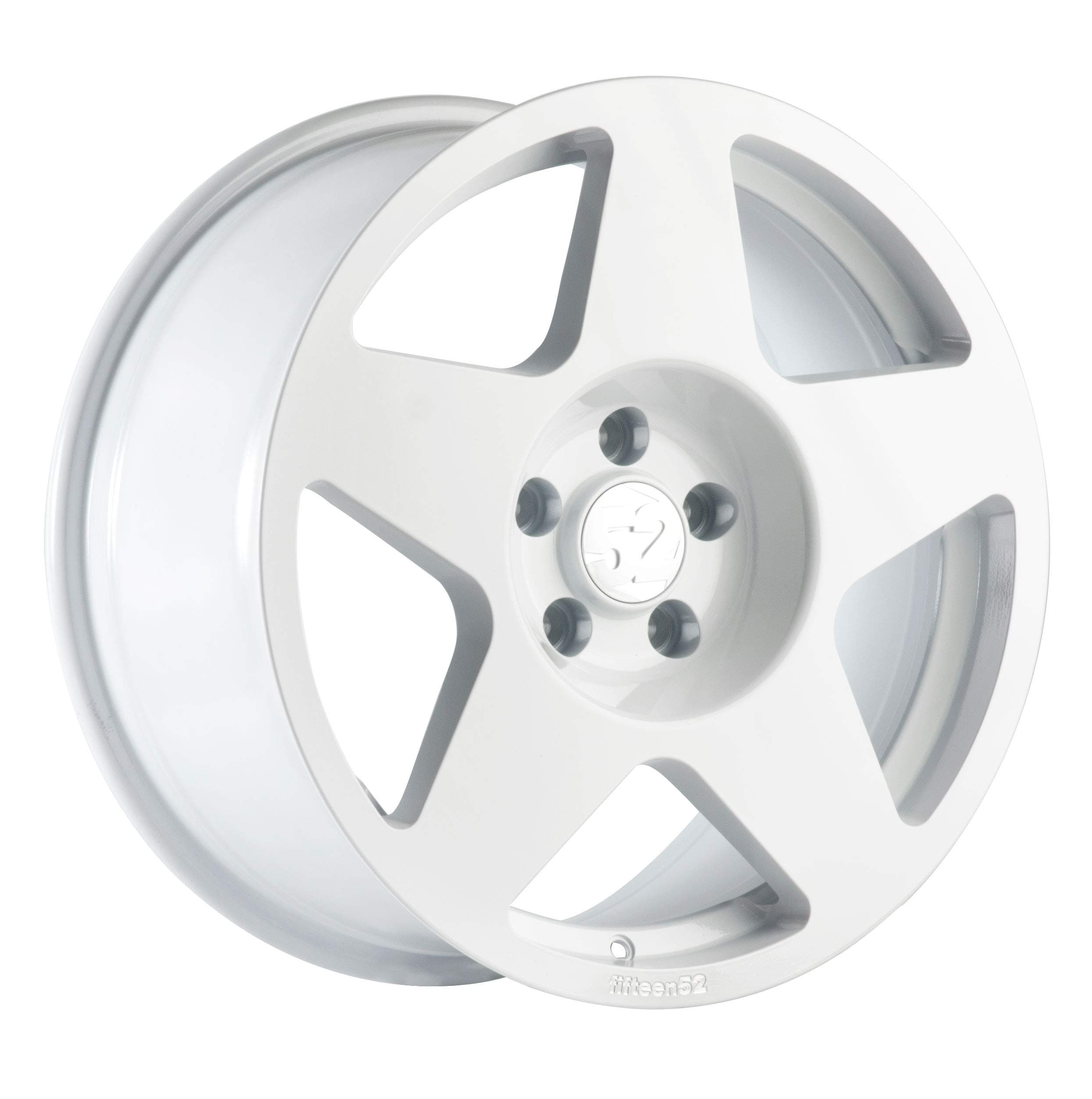 Fifteen52 FF03 Rally White Wheel with Painted (19 x 9.5 inches /5 x 112 mm, 45 mm Offset)