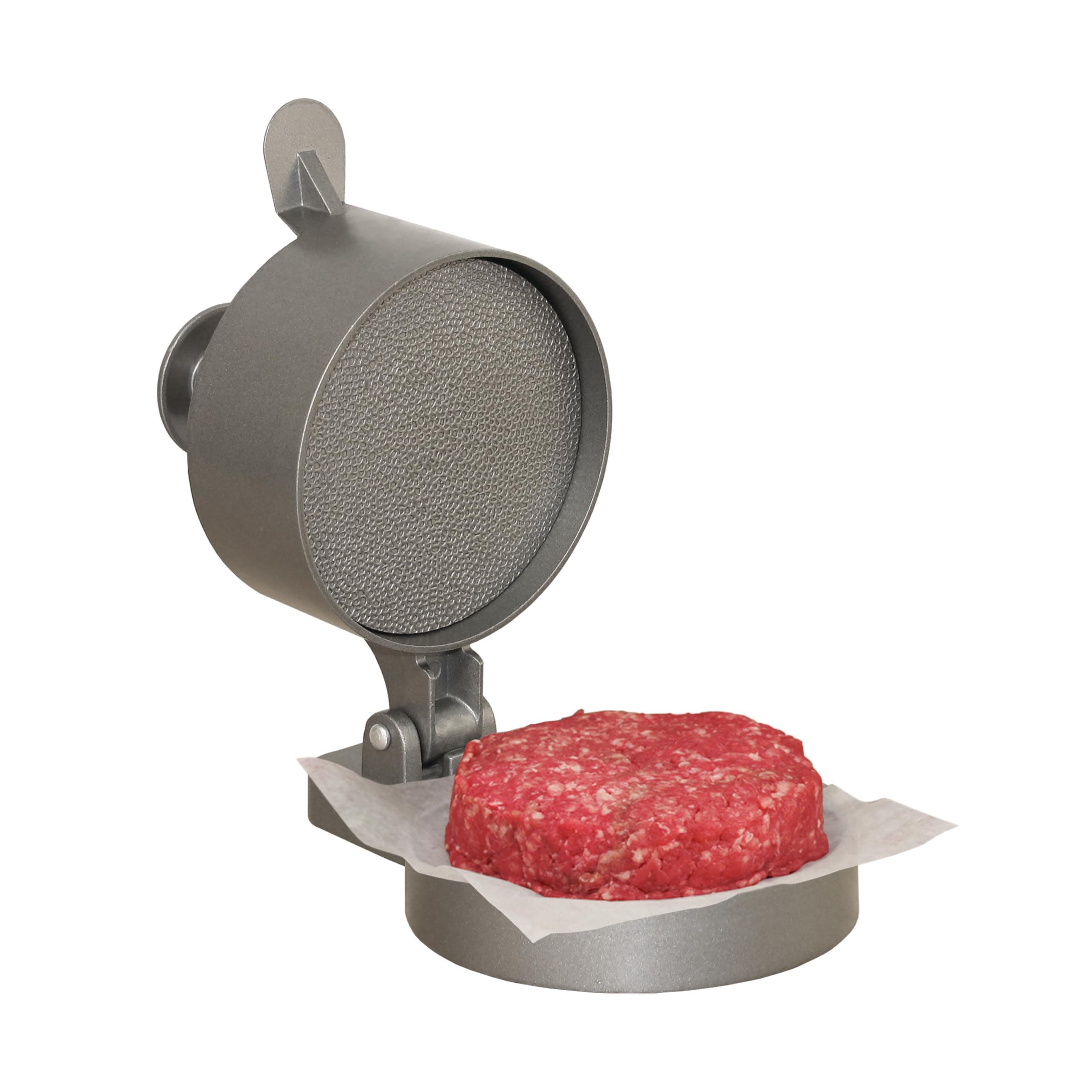 Weston Burger Press, Makes 4 1/2" Diameter Patties for Hamburger, Crab Cakes, Sausage, 1/4lb to 3/4lb, Single, Non-stick Heavy-Duty Cast Aluminum (07-0301)