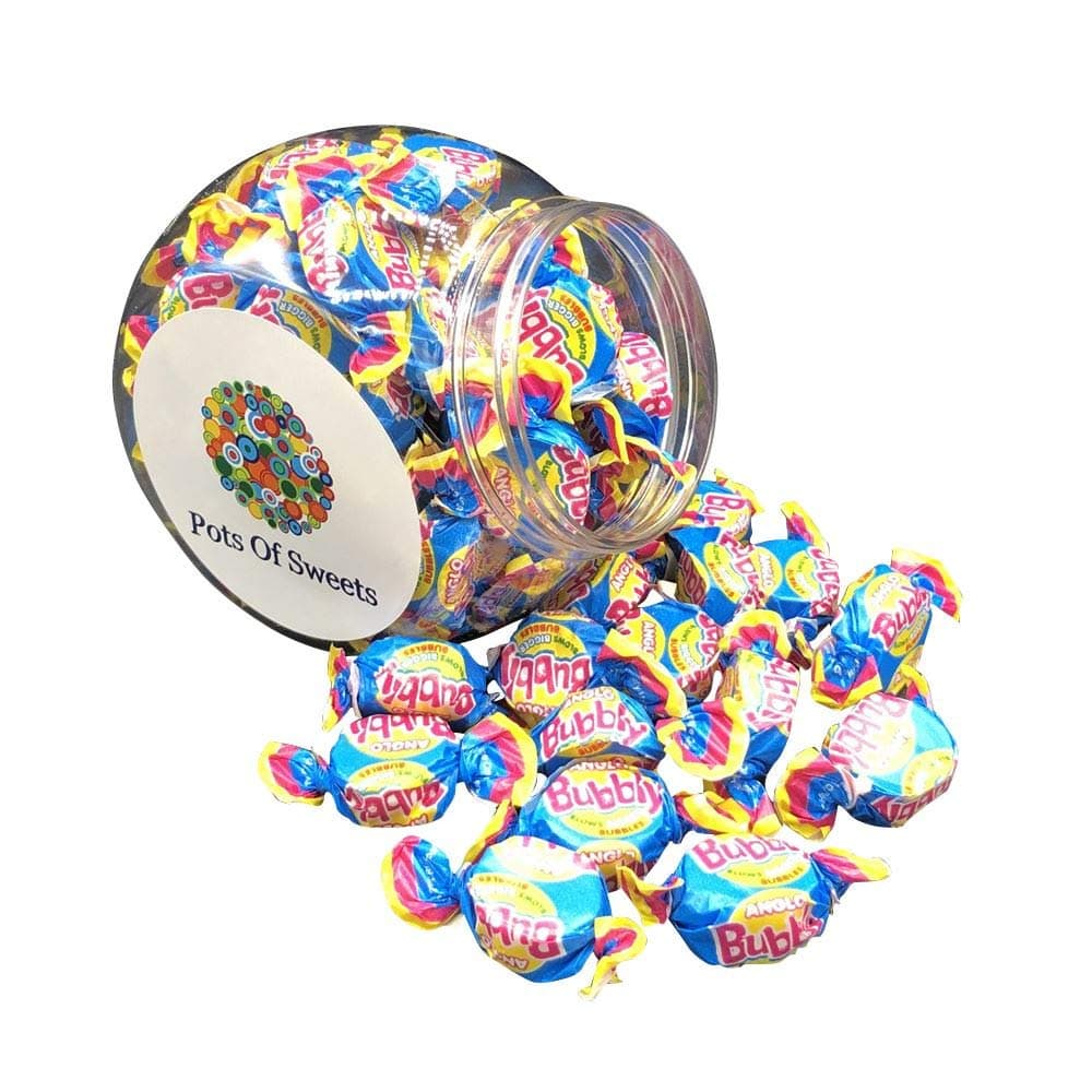 260g Jar of Anglo Bubbly Bubblegum Sweets