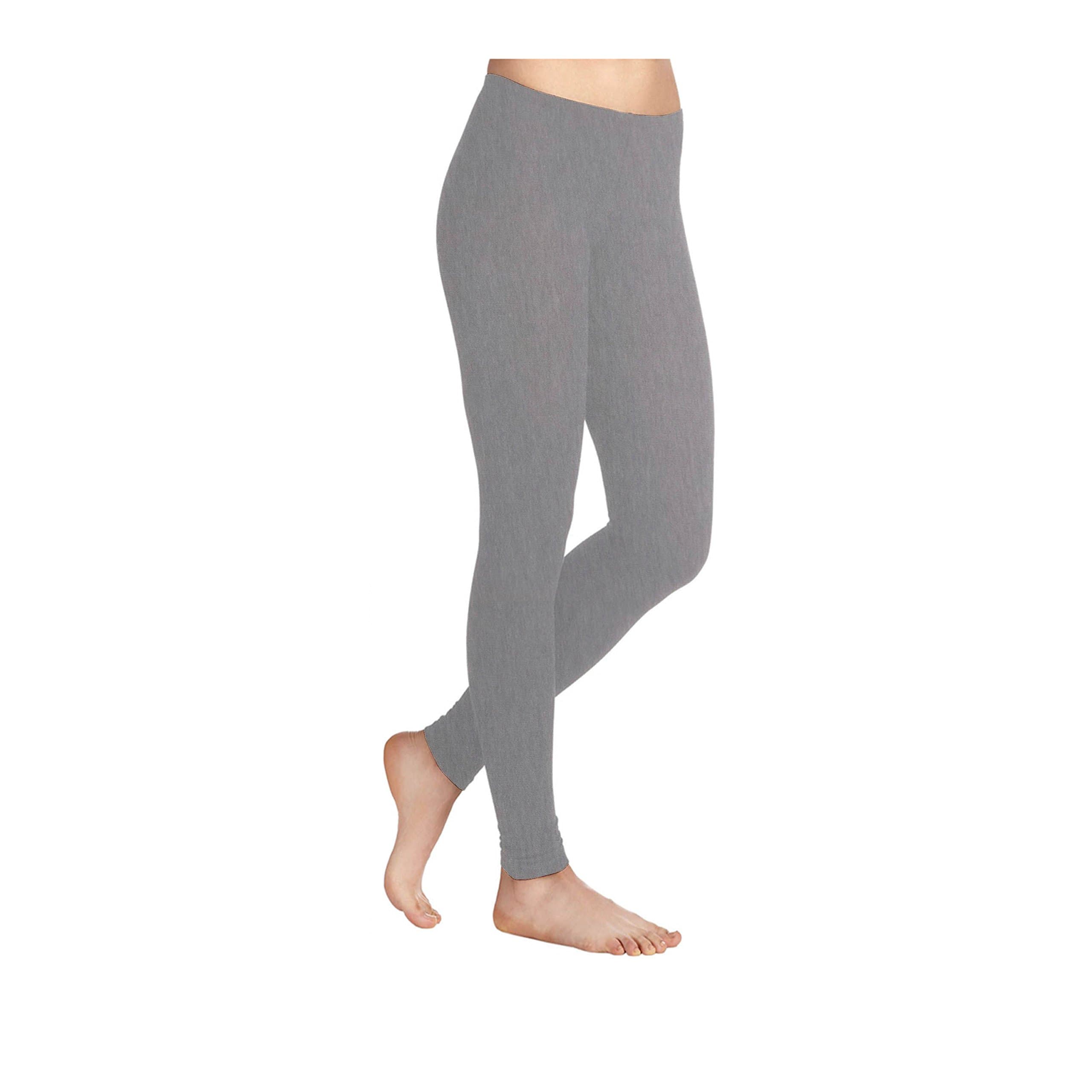MisslovedPlain Stretchy Viscose Lycra Leggings Sizes UK 8-26 * 30 Colours *