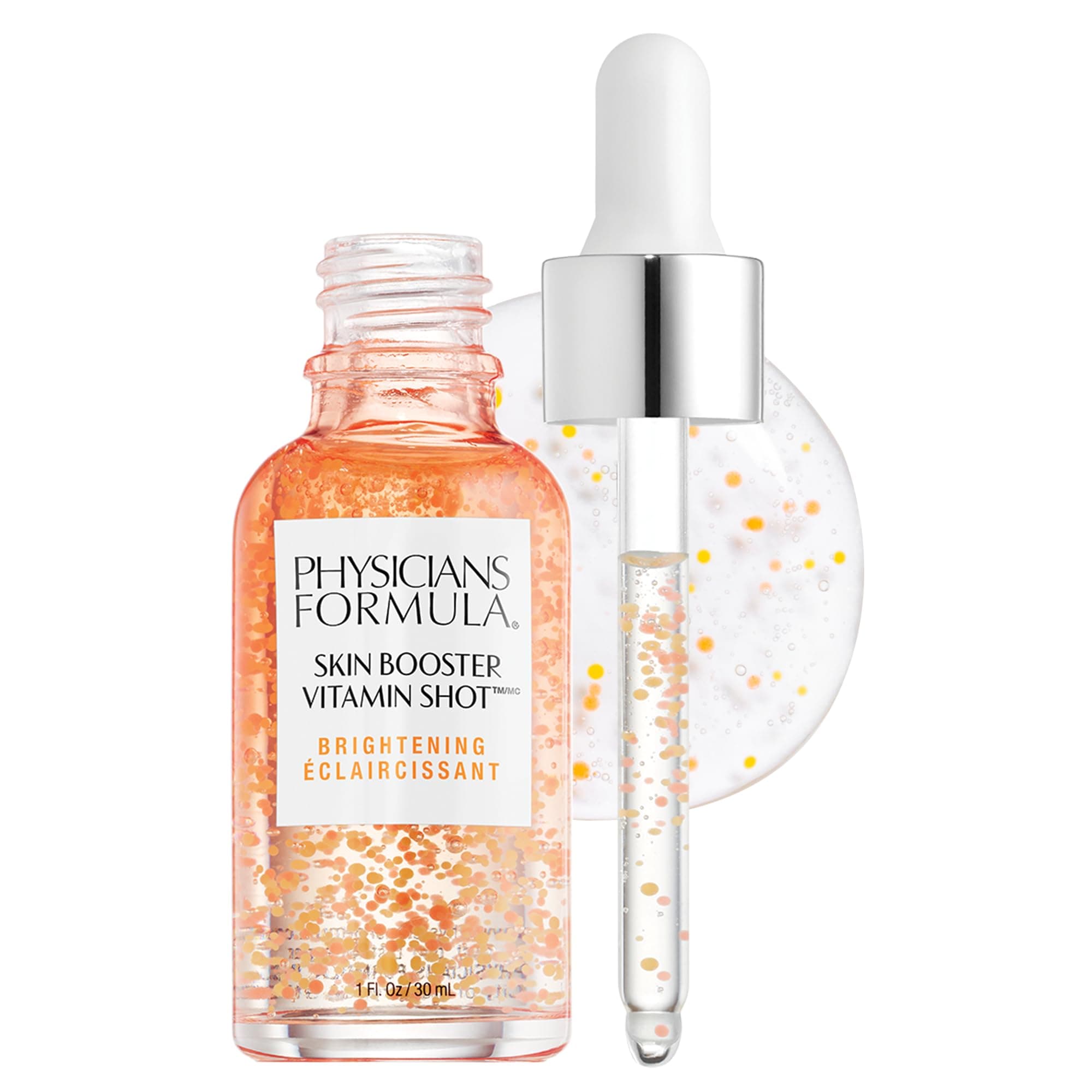 Skin Booster Vitamin Shot, Brightening Serum with Vitamin C, Licorice & B3, Targets Dark Spots for Radiant Glow – Brighten