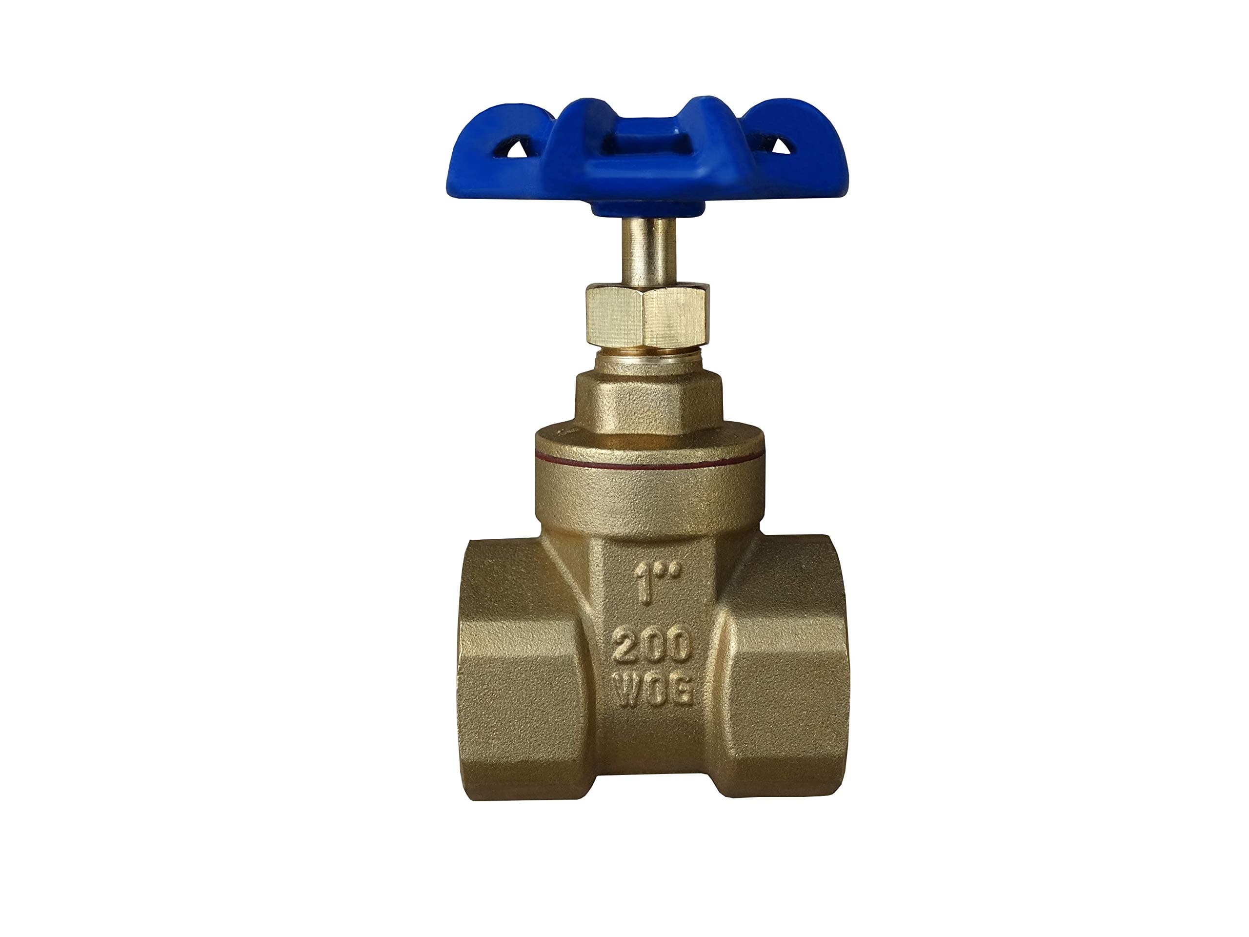 American Valve G300 1" Lead-Free Brass Gate Valve IPS, 1-Inch