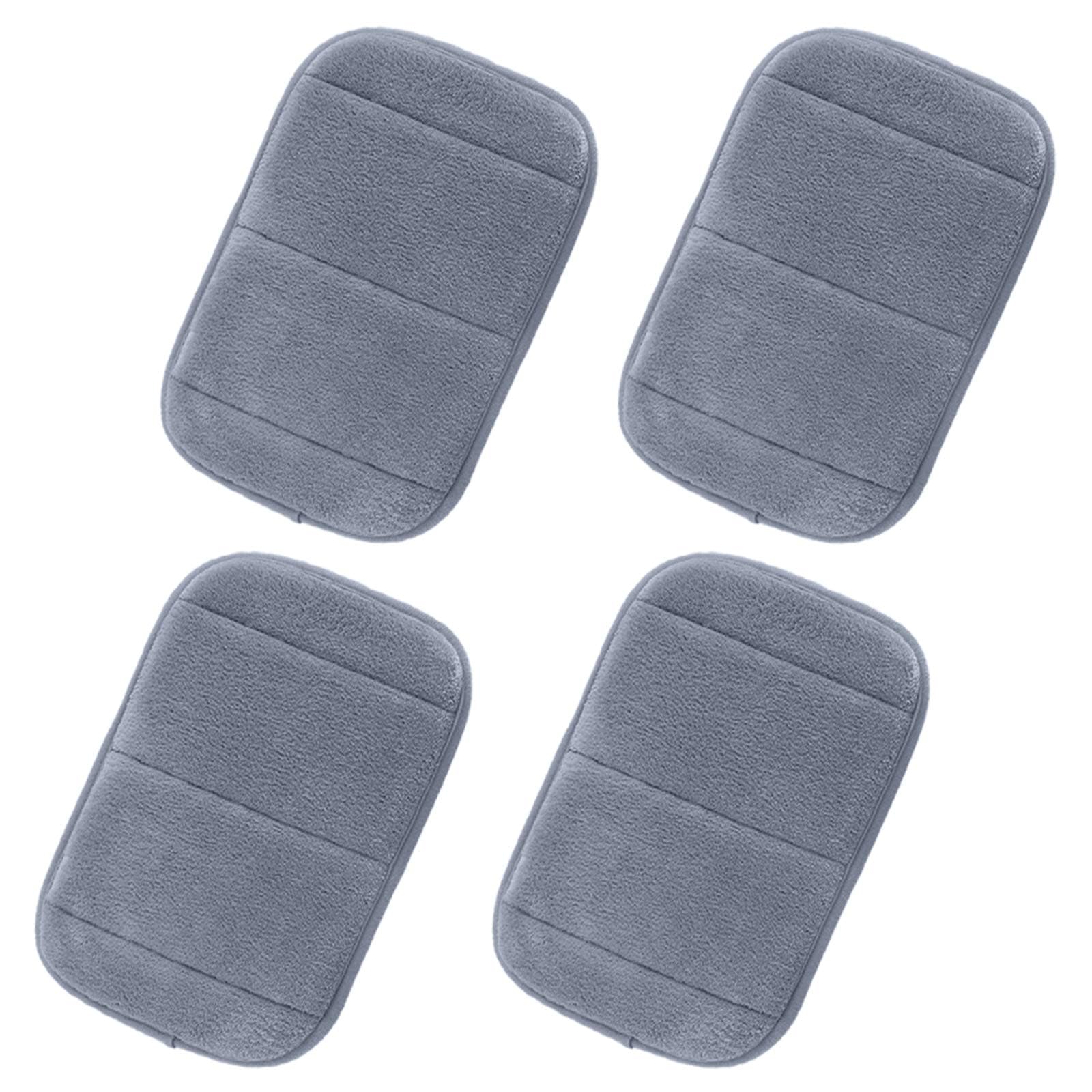 AUHOKY4Pcs Computer Portable Elbow Wrist Pad, 2 Sets Ergonomic Keyboard Wrist Rest Elbow Support Mat for Office Desktop Working Gaming - Memory Foam Relieve Elbow Pain (7.9″×11.8″) (Gray)