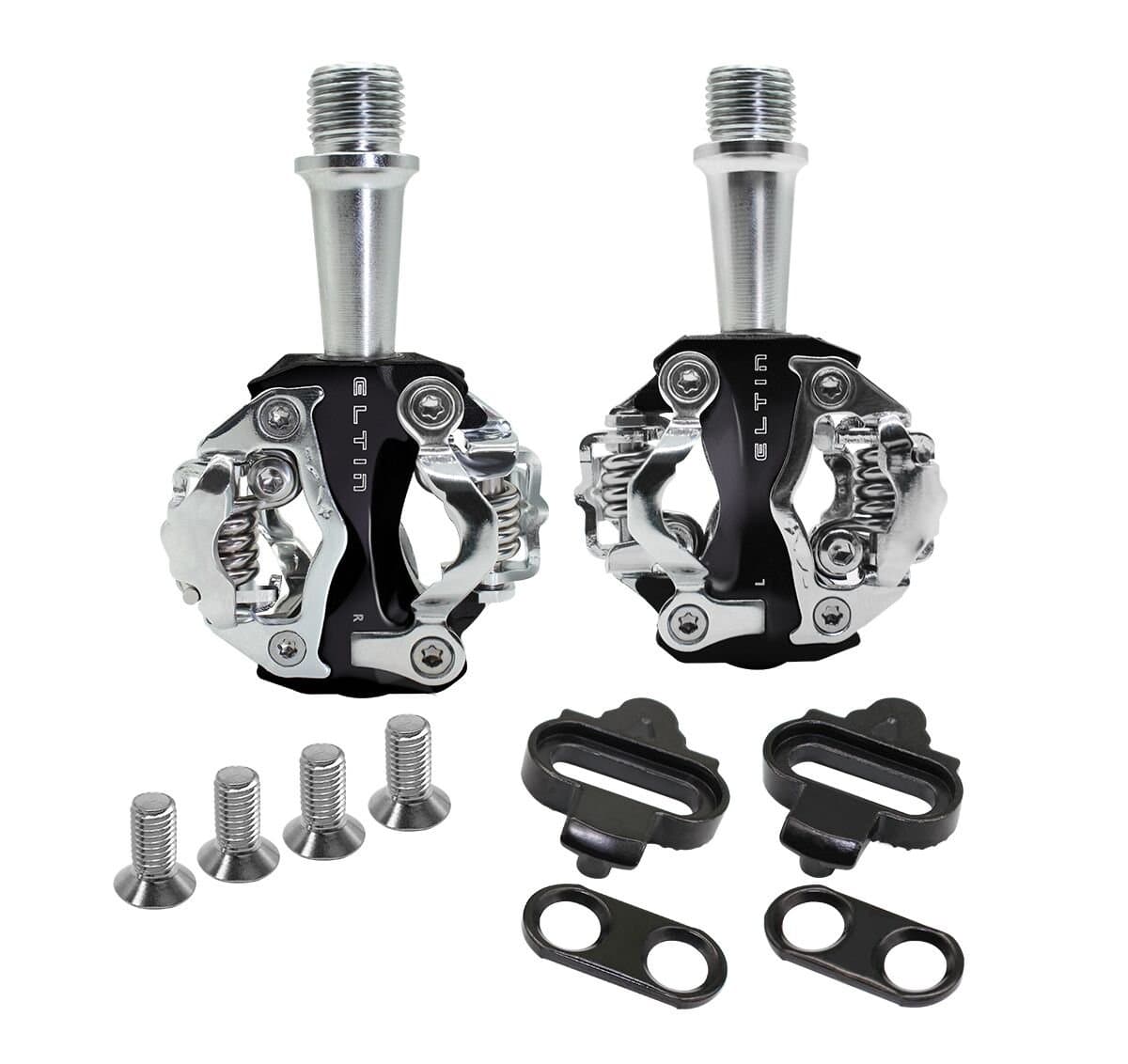 ELTIN EP5100 MTB Bike Pedals with Cleats Compatible SPD MTB