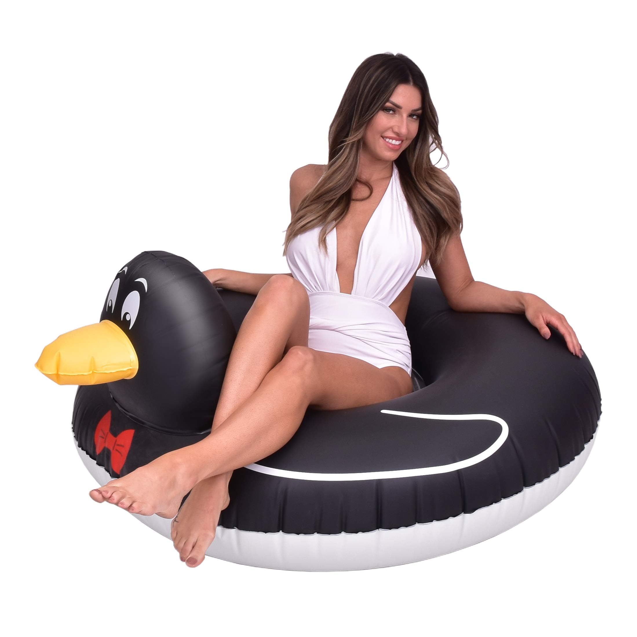 GoFloats Penguin Party Tube Inflatable Raft