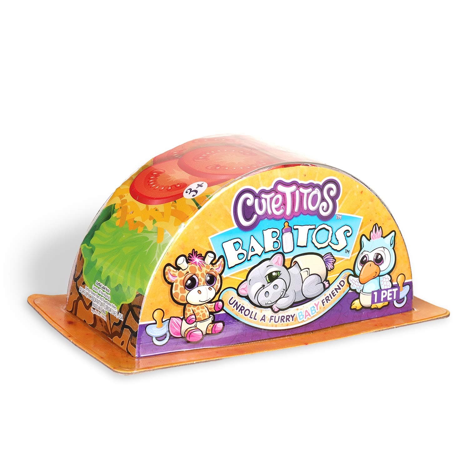 Basic Fun! 39150BF08 Cutetitos Babitos-Mystery Stuffed Animals-Collectible Plush Cuetitos, Multicolour