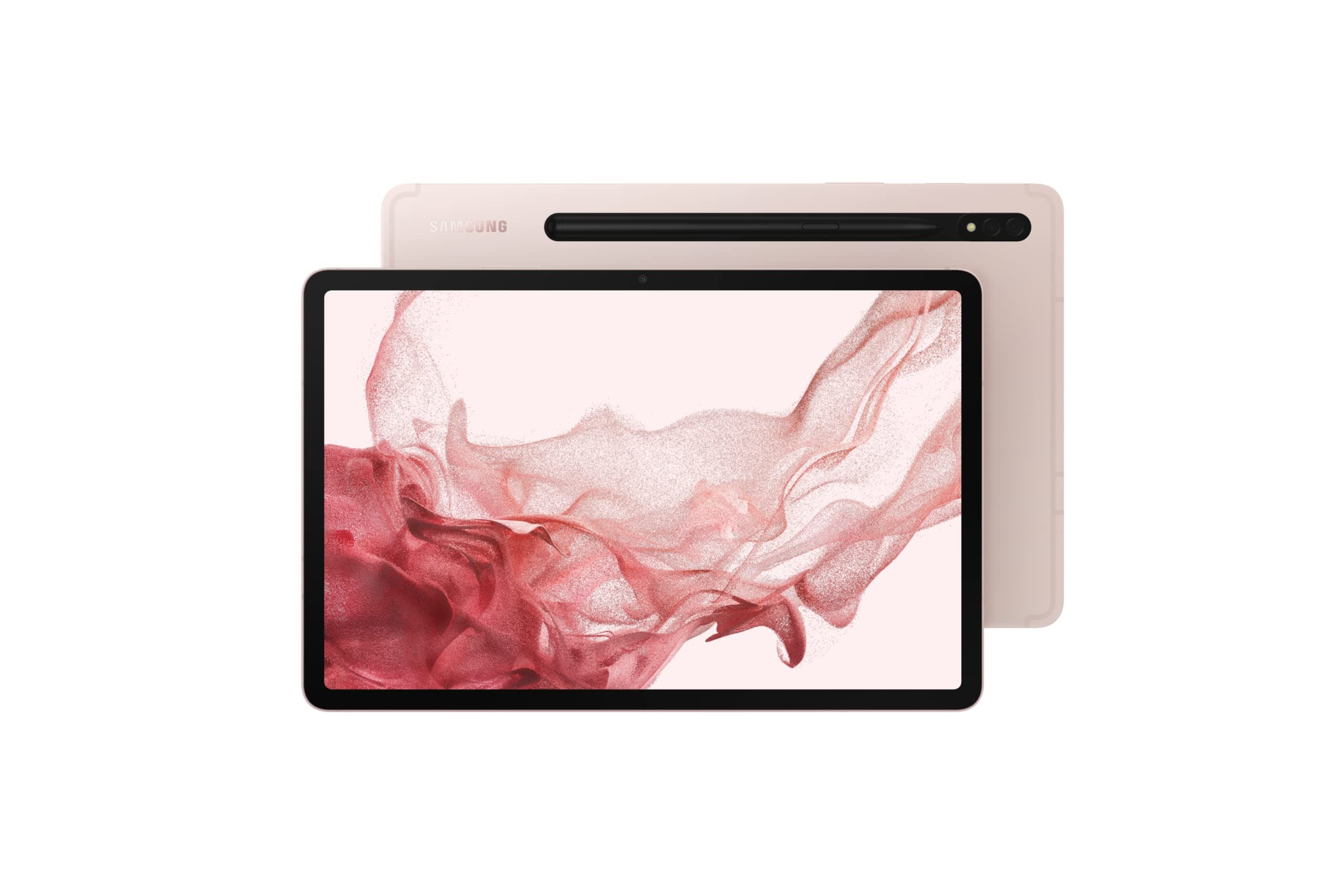 Samsung Galaxy Tab S8 Android Tablet, 11” LCD Screen, 128GB Storage, Qualcomm Snapdragon, S Pen Included, All-Day Battery Ultra Wide Camera, DeX Productivity, Pink Gold