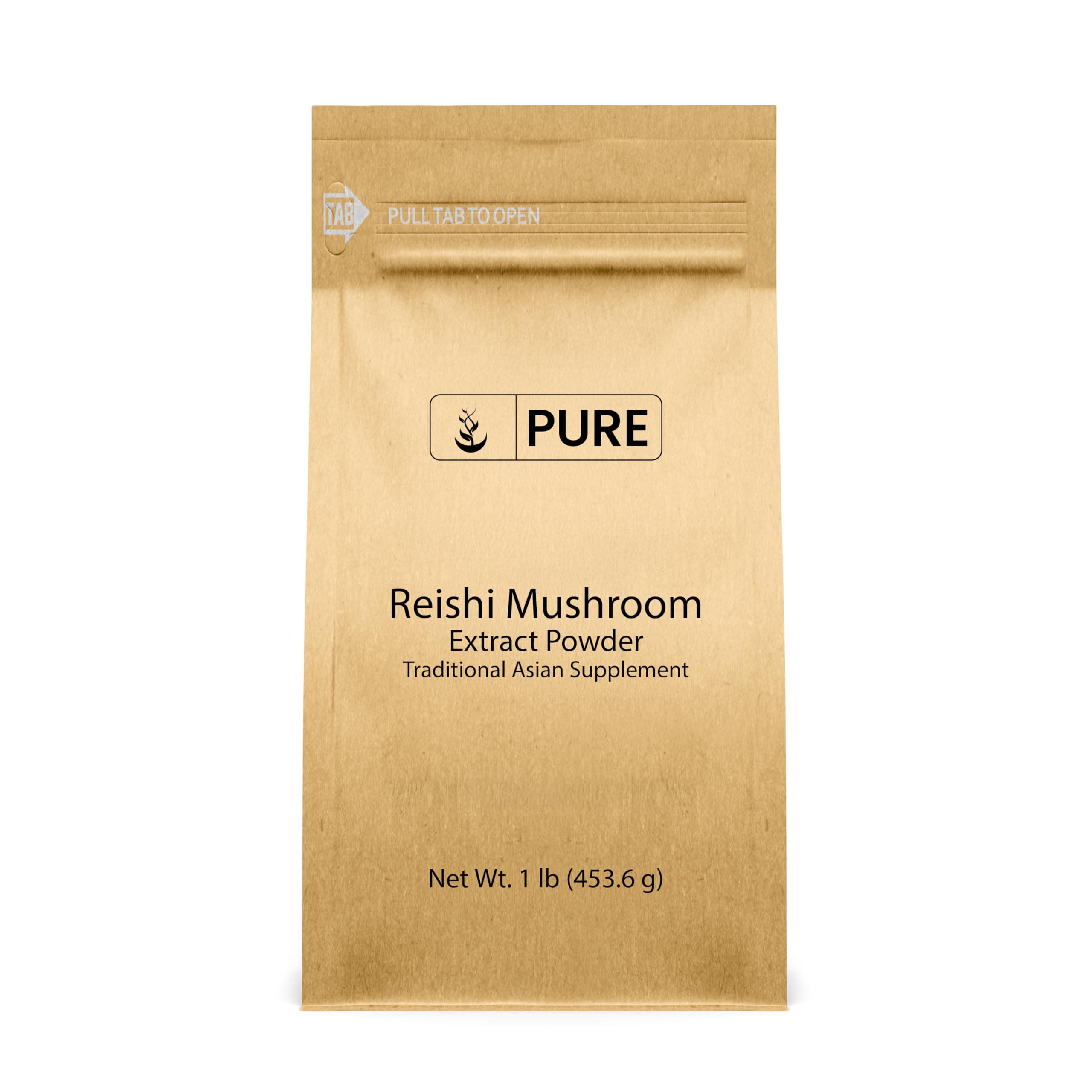 PURE ORIGINAL INGREDIENTS Reishi Mushroom (1lb) Lingzhi, Traditional Supplement, Non-GMO, Lab-Verified