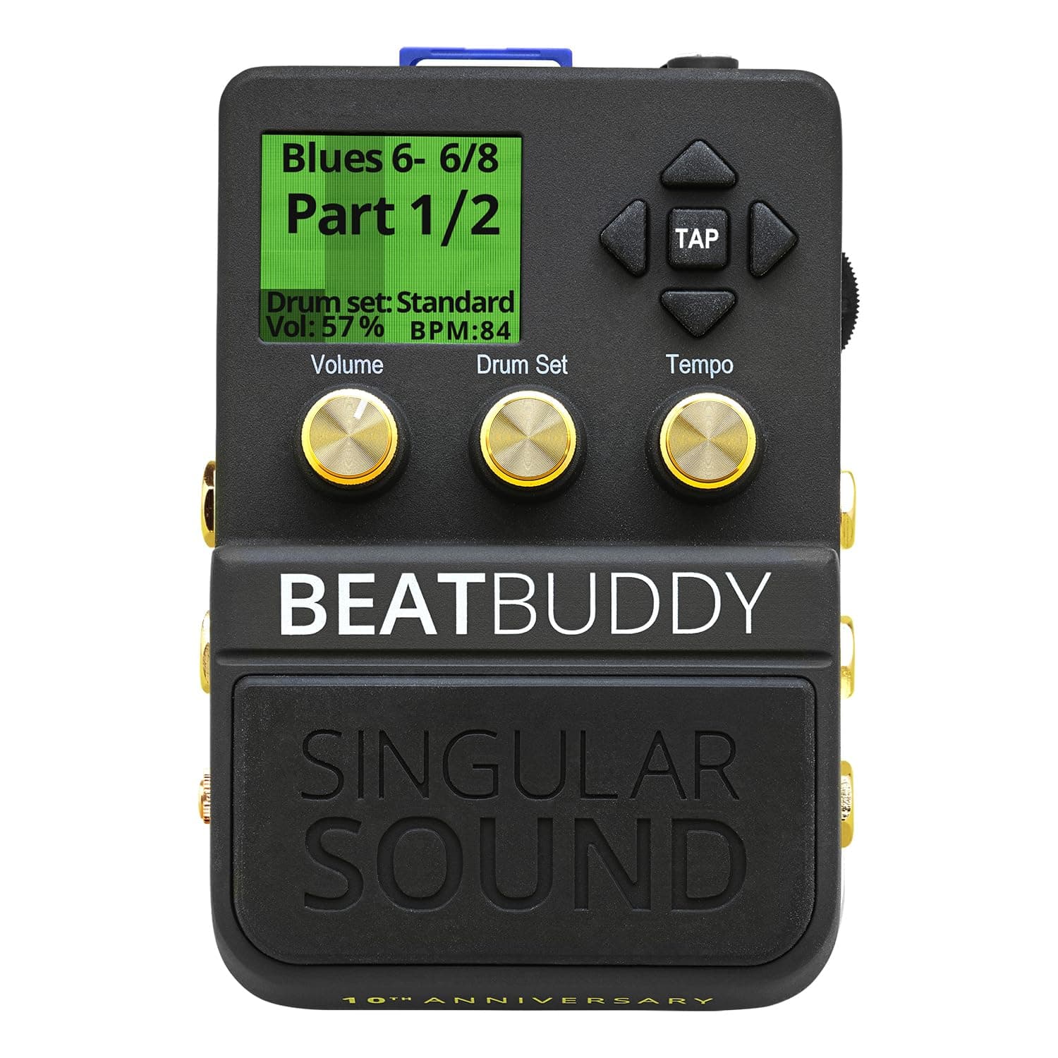 BeatBuddy 10th Anniversary Edition The Only Drum Machine That Sounds Humanized (Black)