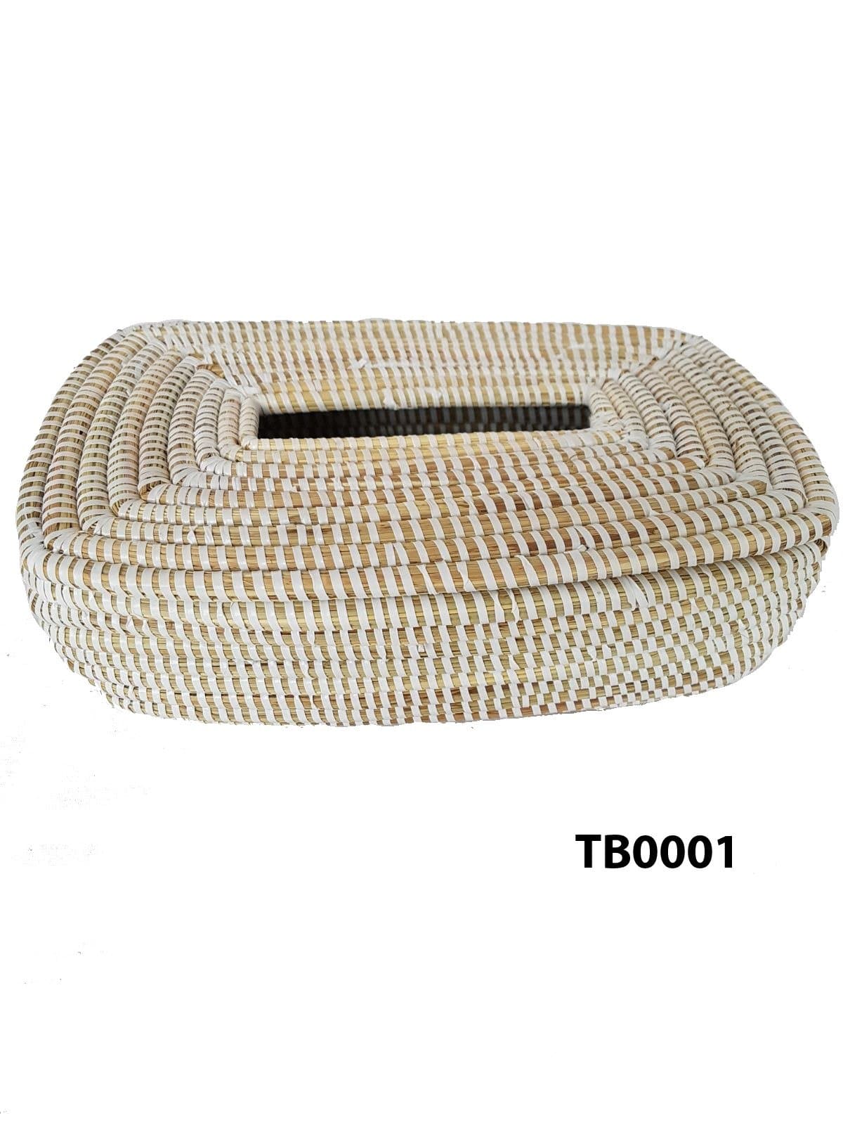 ShopAfricart HAND WOVEN TISSUE BOX (TB0001)