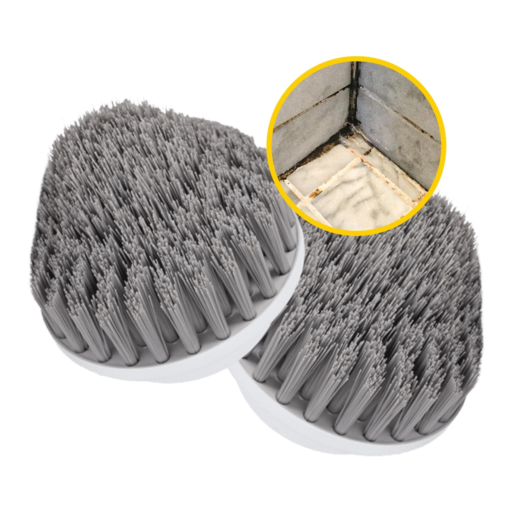 Synoshi Cone Brush Heads (2 Units) for Electric Spin Scrubber The Corners and Hard-to-Reach Places