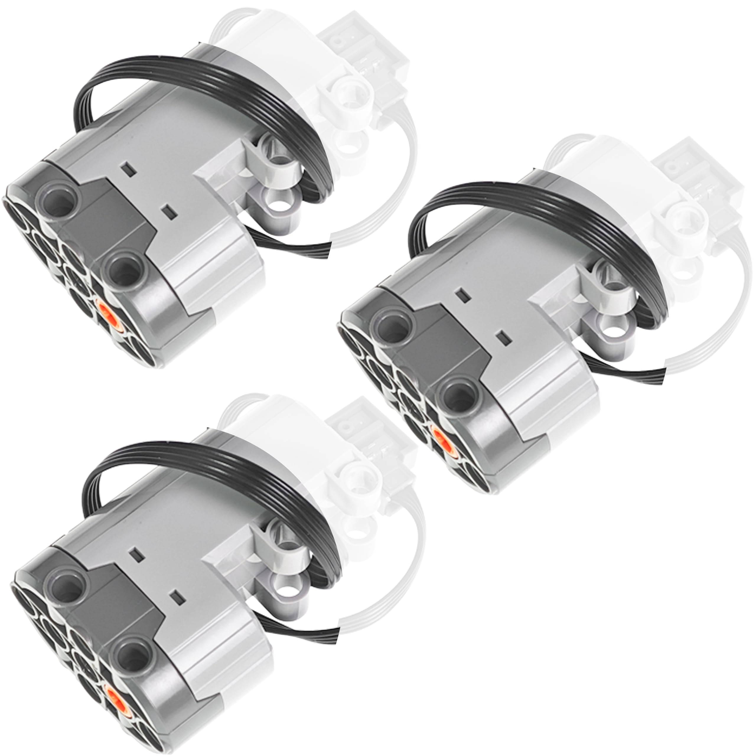 Technic Power-Functions Servo-Motor 88004 (3 Piece) Compatible with Lego-Motor MOC Technic-Parts