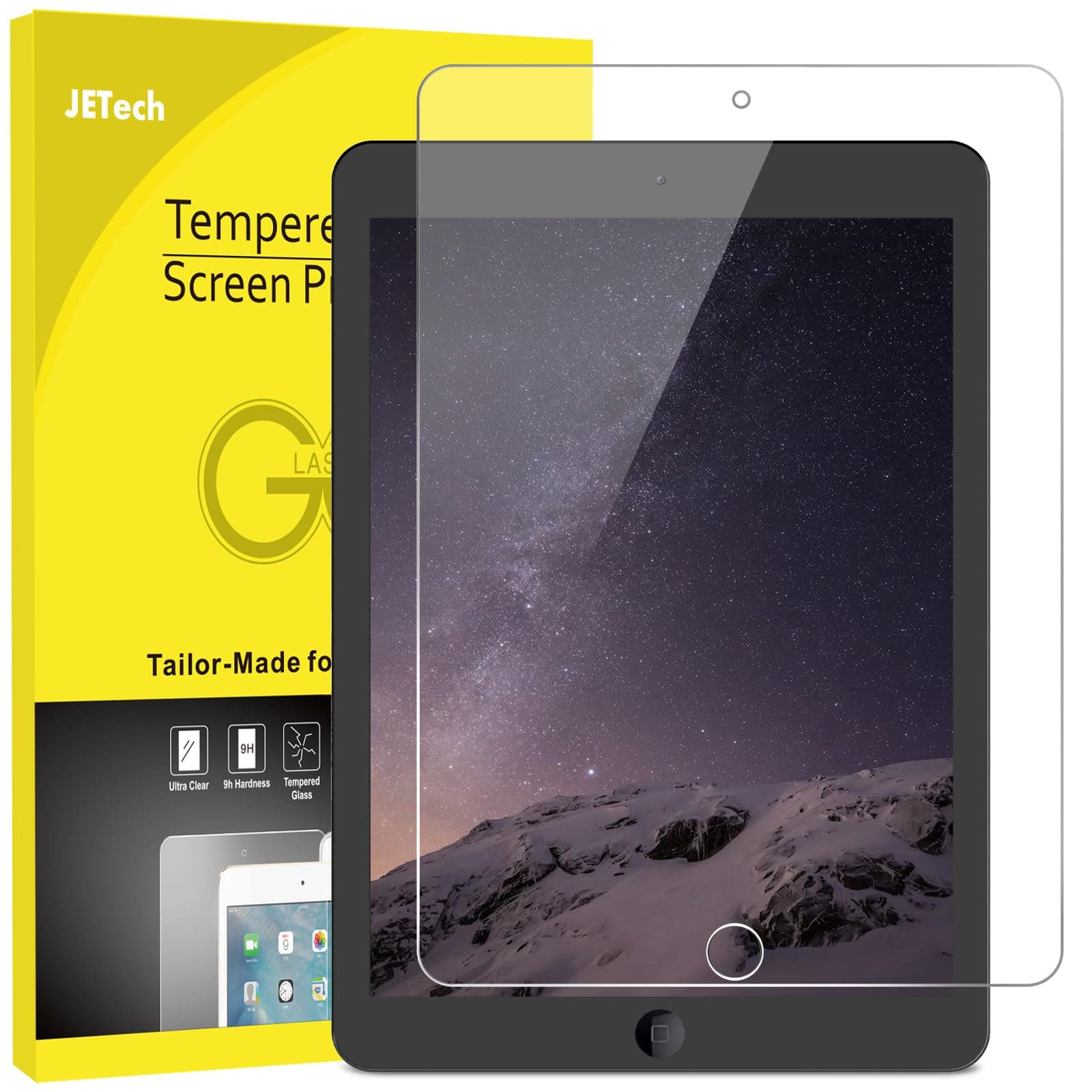 Screen Protector for iPad mini 1 2 3 (Not mini 4/5/6), Tempered Glass Film, 1-Pack