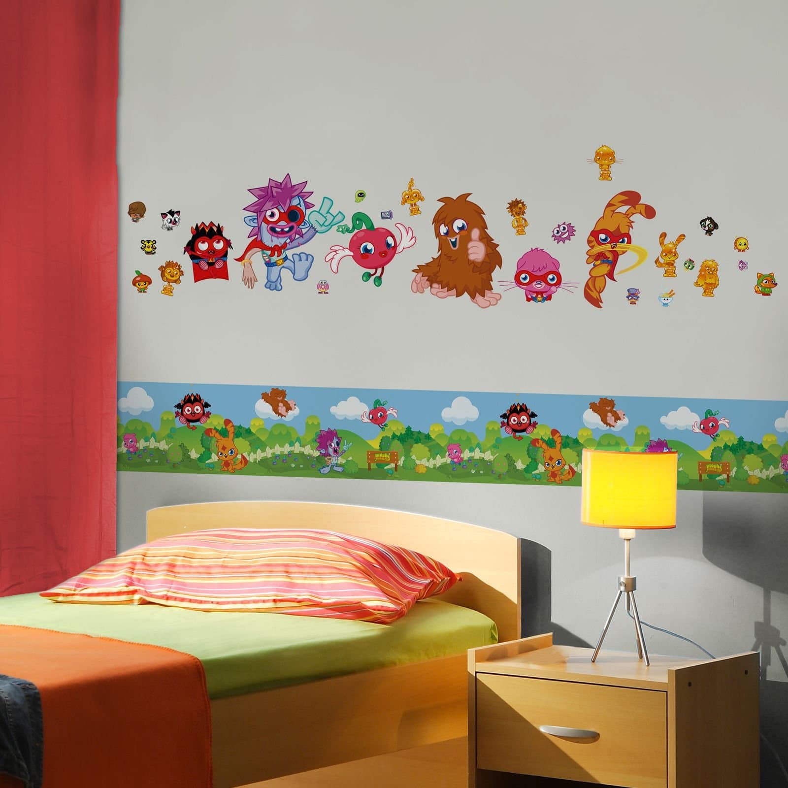 Moshi Monsters Mash Up Self Adhesive Wallpaper Border 5m