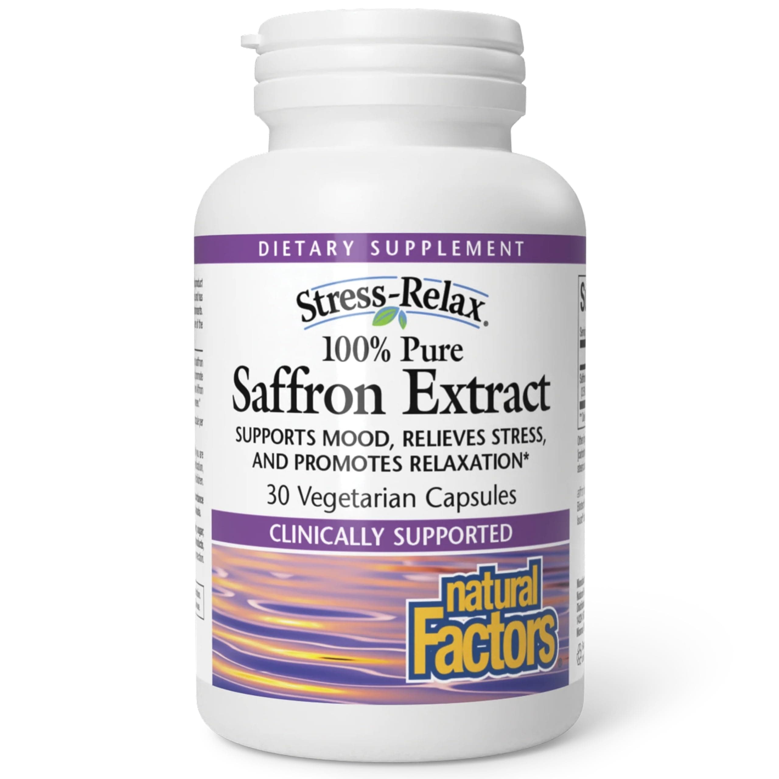 100% Pure Saffron Extract - Supports Restful Sleep & Calm Outlook - Natural Herbal Supplement for Relaxation Support - 30 Vegetarian Capsules (30 Servings)