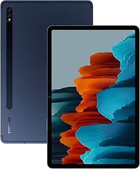 Samsung Galaxy Tab S7+ Wi-Fi Android Tablet 128 GB Mystic Navy (UK Version) (Renewed)