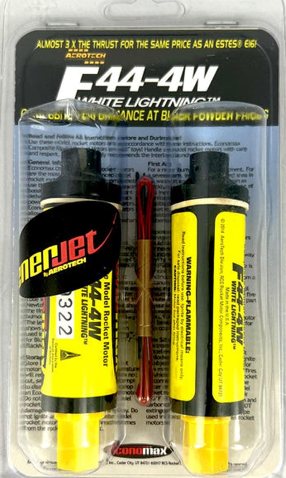 EconoMax Aerotech 64404 24mm F44-4W Single Use 2 Pack