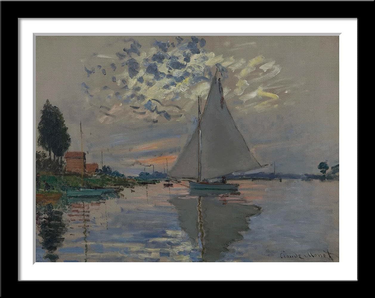 TallengeTallenge - Pollard Willow - Vincent van Gogh - Post Impressionist - Small Framed Poster(Paper, 12x17 inches, MultiColour)